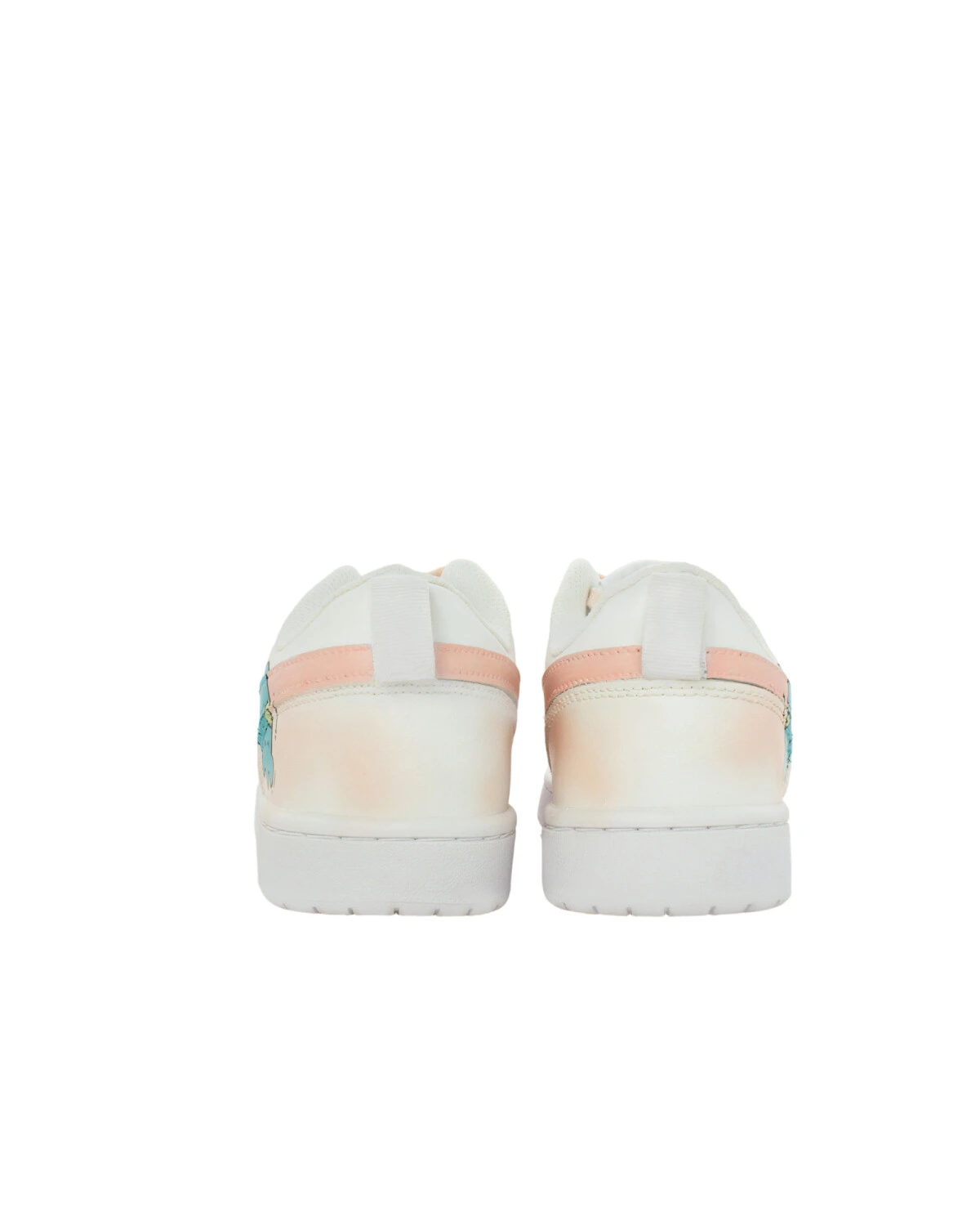 Nike Court Borough детские кеды кожаные розовые с амортизацией картинка