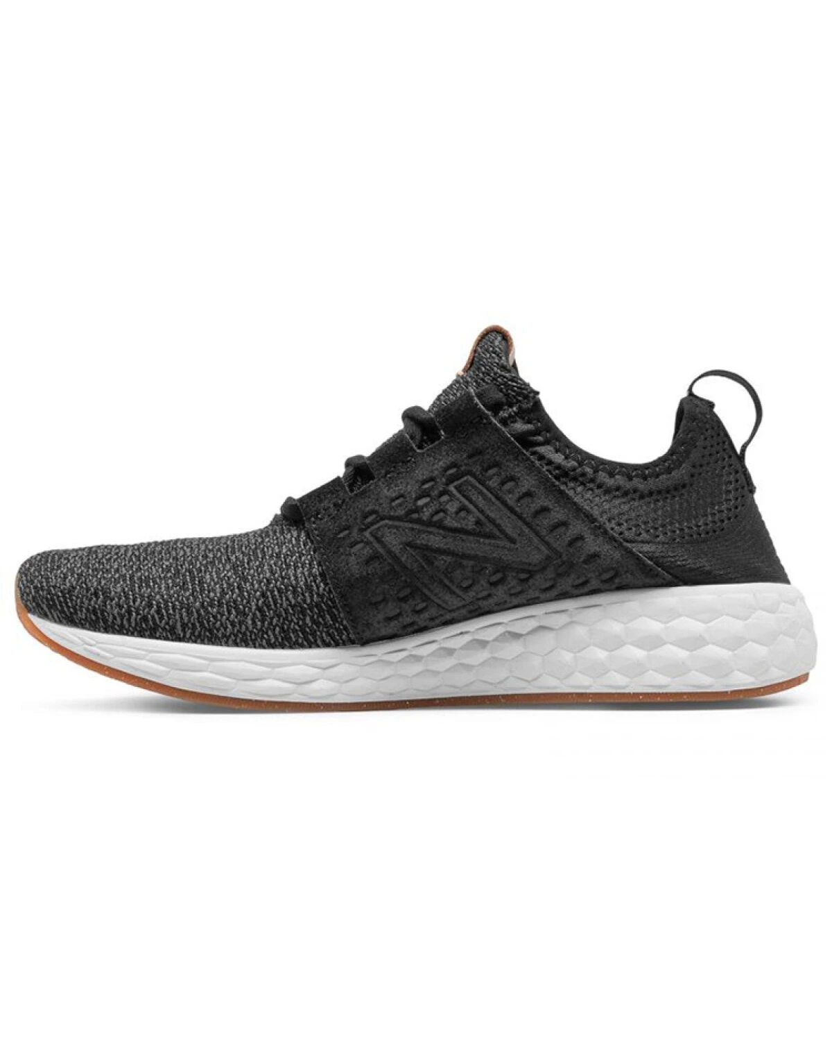 New Balance Fresh Foam Cruzv1 женские кроссовки черно-серые с амортизацией для бега картинка