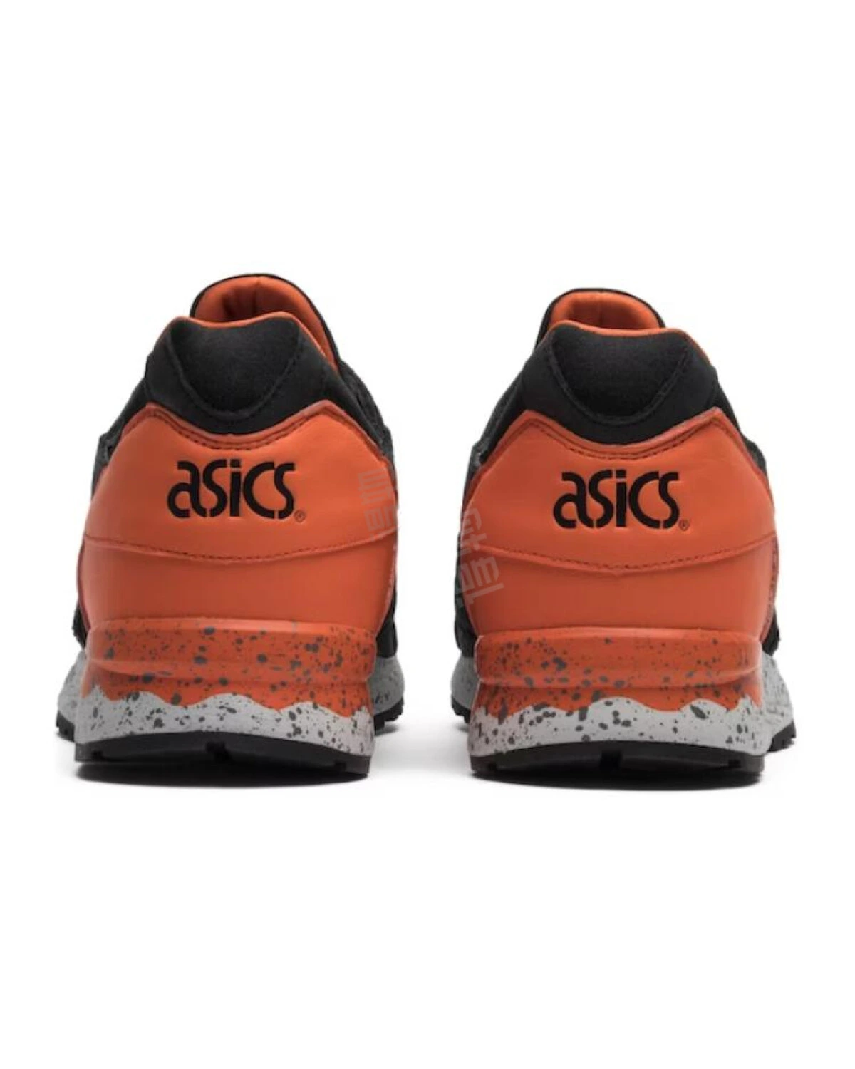 Asics Gel-Lyte 5 Undftd унисекс кроссовки черно-оранжевые картинка