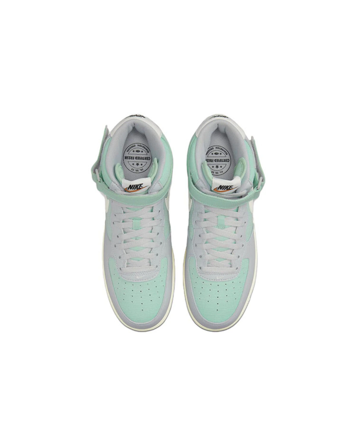 Nike Air Force 1 LX "Enamel Green" мужские кроссовки серо-зеленые картинка