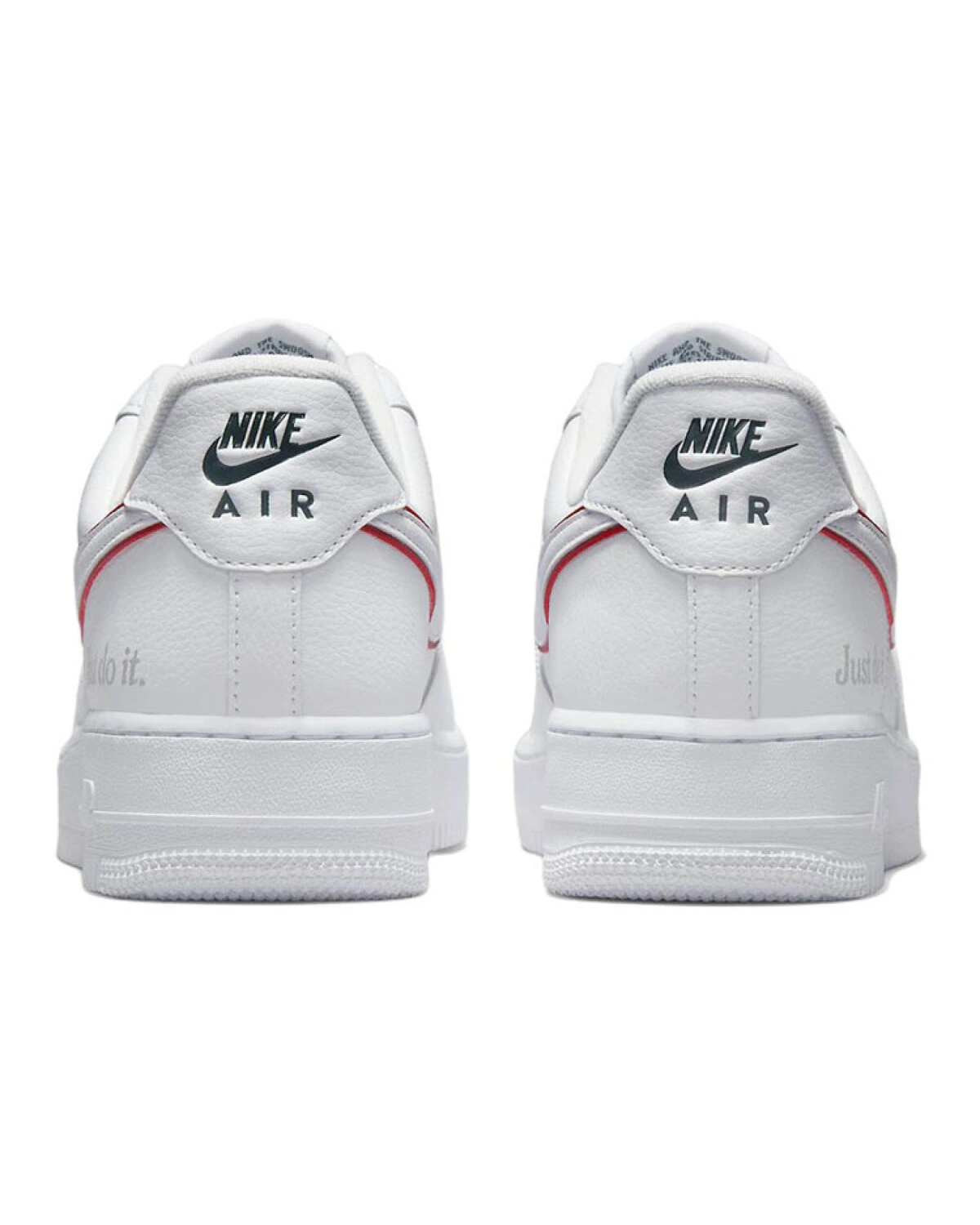 Nike Air Force 1 унисекс кроссовки белые из натуральной кожи картинка