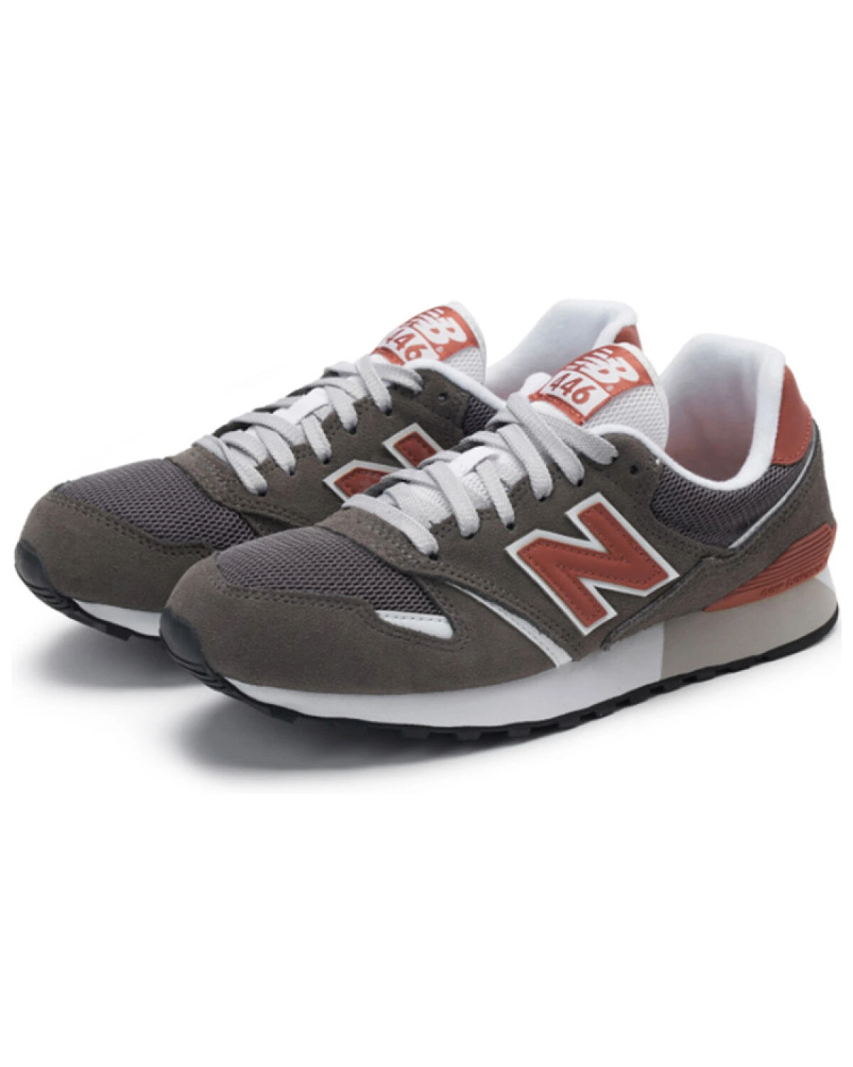 New Balance 446 унисекс повседневные кроссовки коричневые винтажные картинка