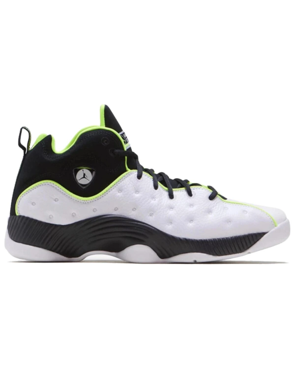 Jordan Jumpman Team II мужские баскетбольные кроссовки бело-зелёные картинка