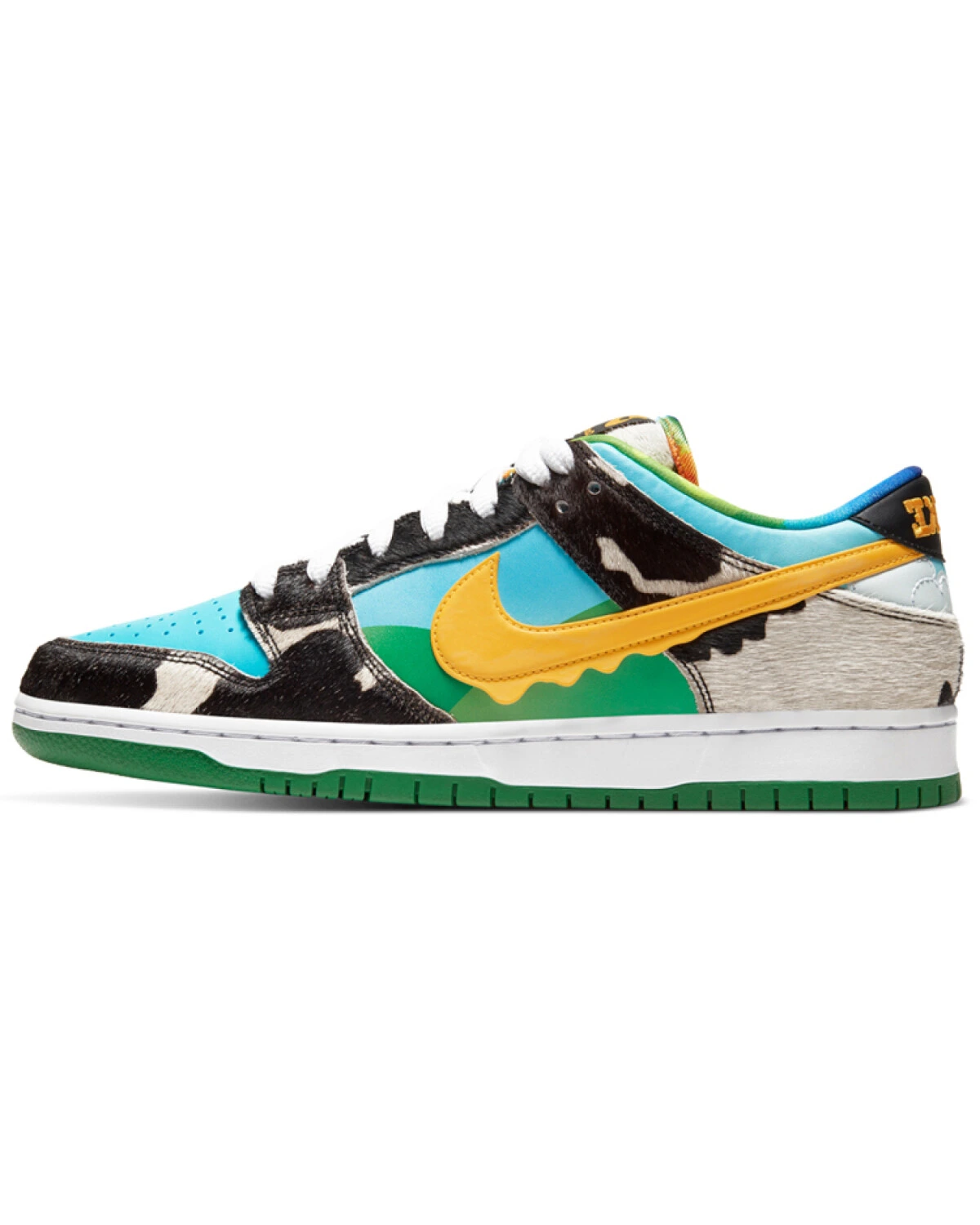 Nike Dunk SB Pro "chunky dunky" мужские и женские кроссовки замшевые сине-желтые картинка