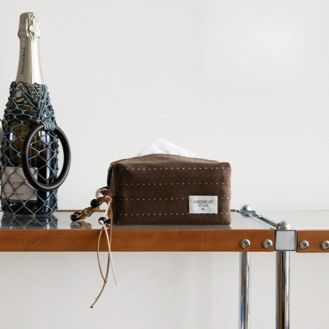 Тканевая салфетница (Коричневый) картинка