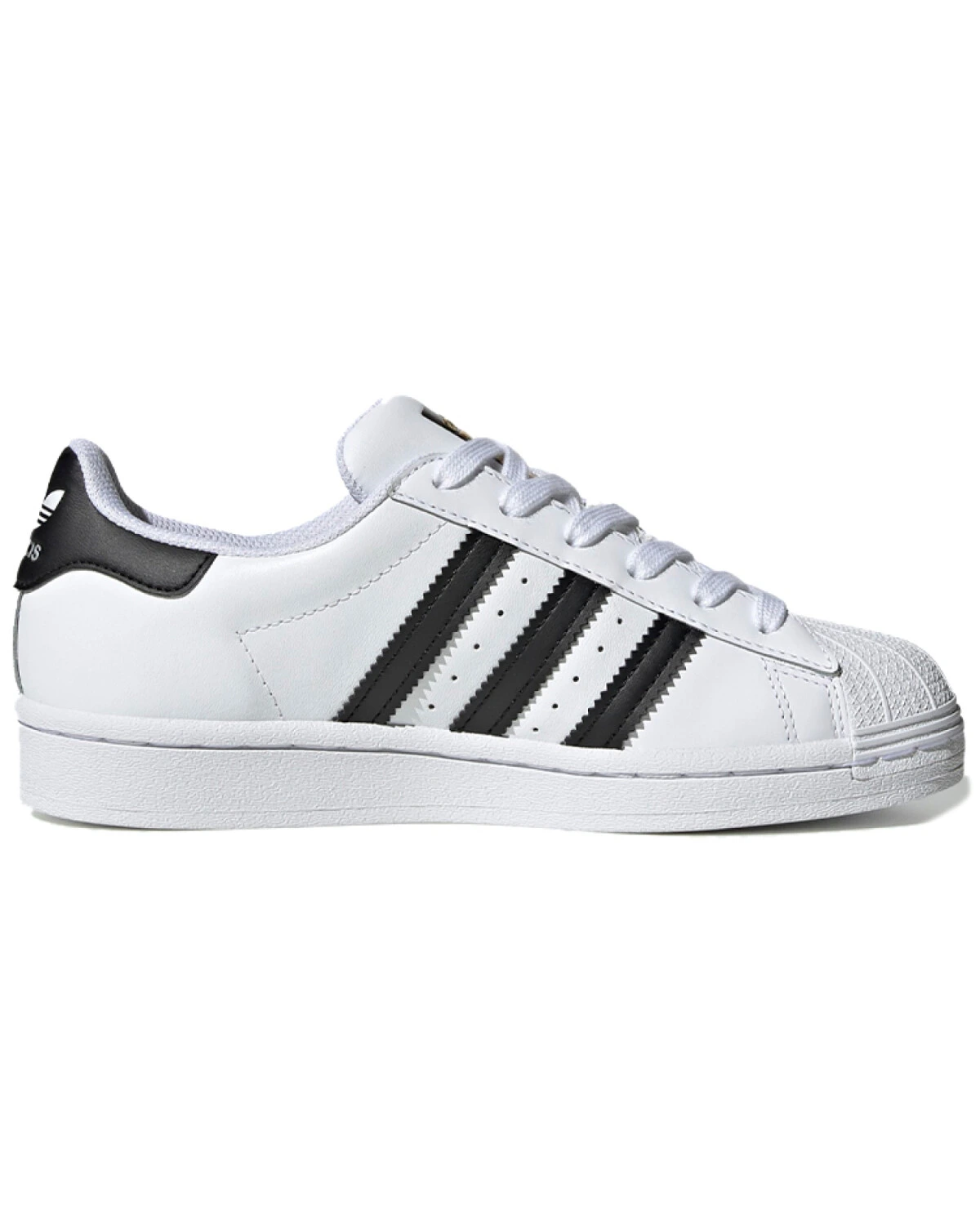 Adidas Originals SUPERSTAR J детские кеды белые из кожи картинка