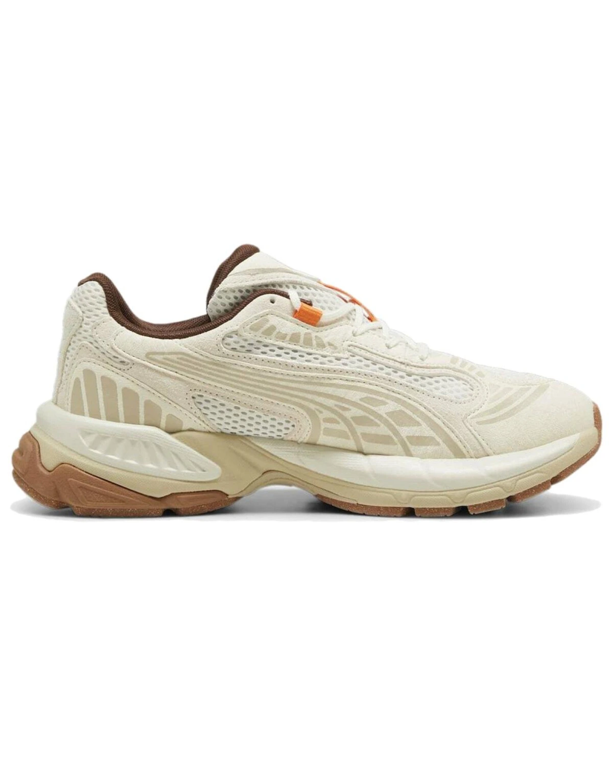 PUMA Velophasis унисекс кроссовки с амортизацией из сетчатого материала бежево-белые картинка