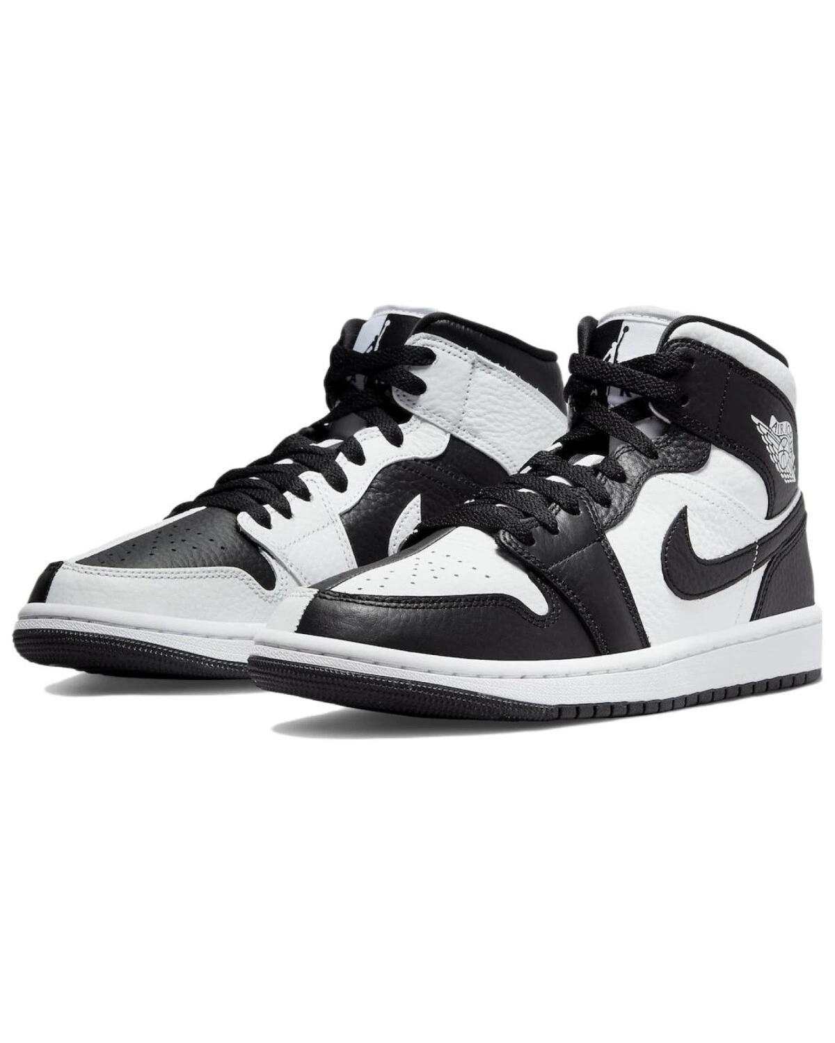 Jordan Air Jordan 1 женские кроссовки средней высоты черно-белые картинка