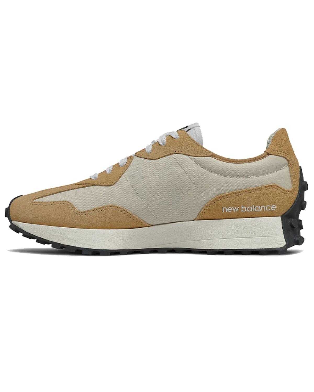 New Balance 327 unisex кроссовки комбинированный материал коричневые картинка