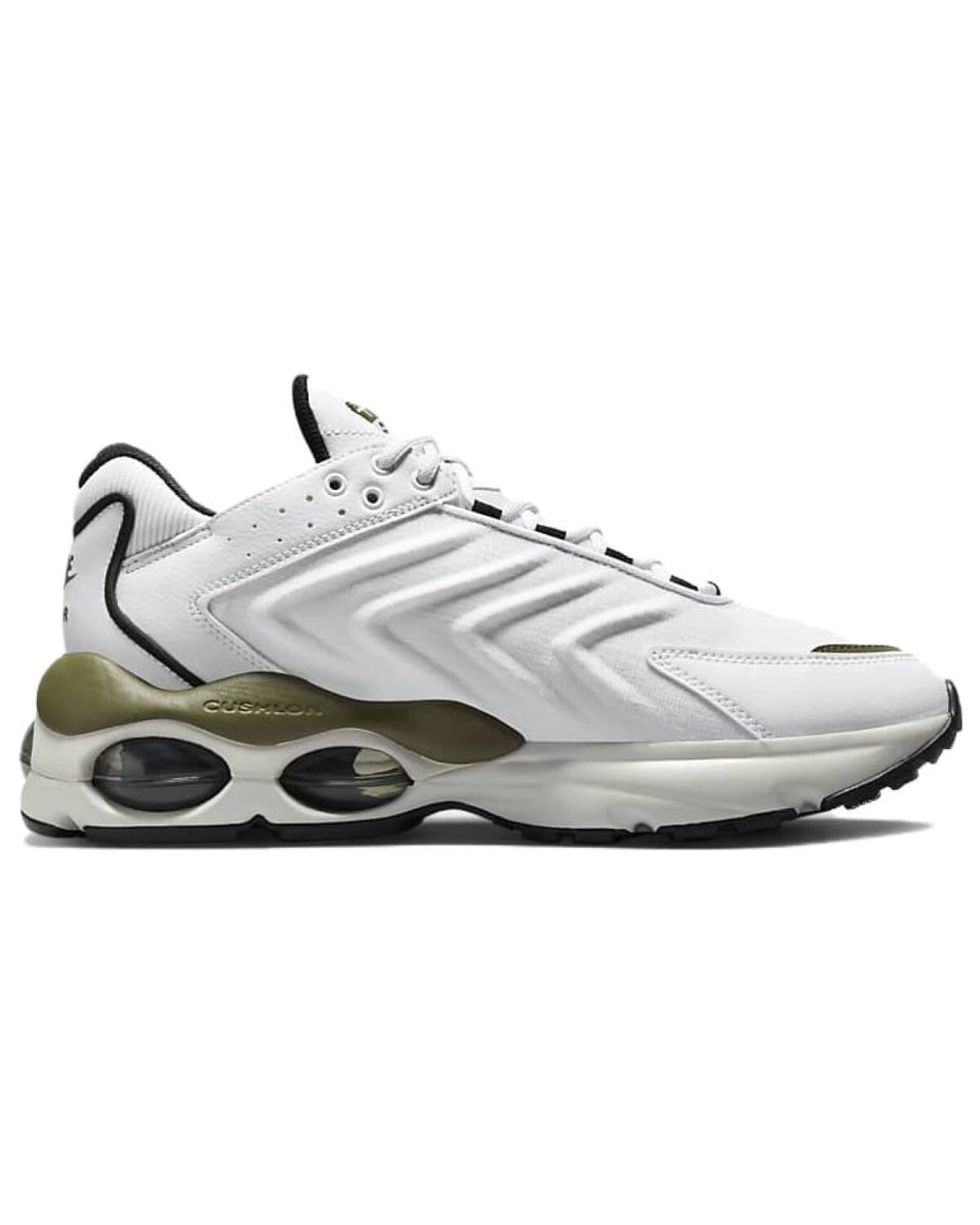 Nike Air Max TW унисекс кроссовки белые с серыми вставками картинка