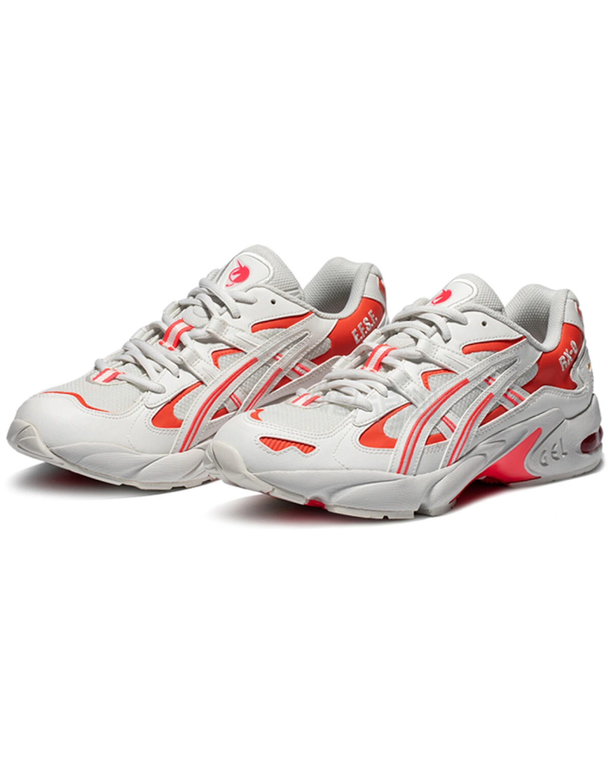Asics Gel-Kayano 5 OG Gundam унисекс кроссовки белые с оранжевыми акцентами картинка