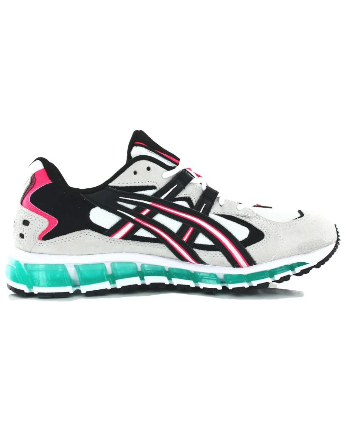 Asics Gel-Kayano 5 мужские кроссовки с амортизацией бело-зелено-красные картинка