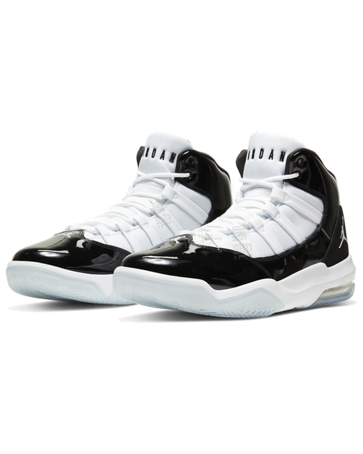 Jordan Max Aura 1 Concord унисекс кроссовки высокие черно-белые картинка