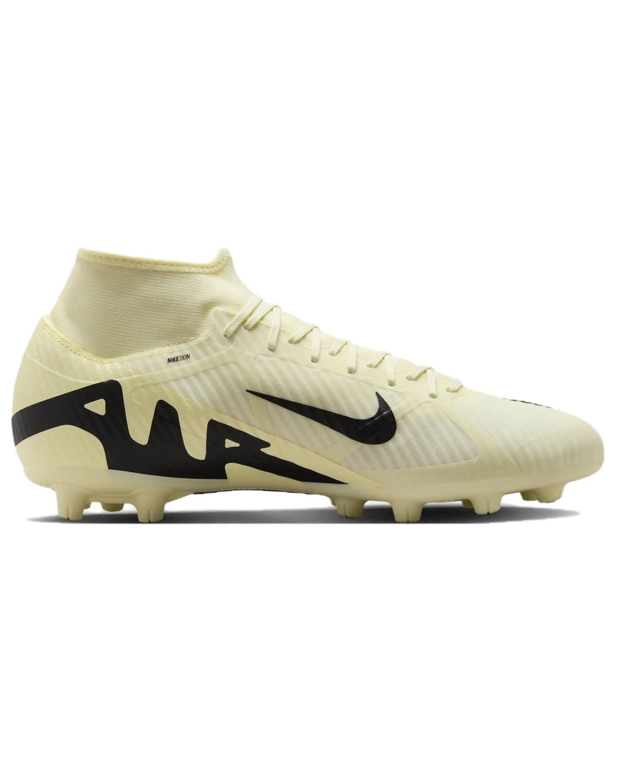 Nike Mercurial Superfly 9 унисекс футбольные бутсы жёлтые высокие картинка