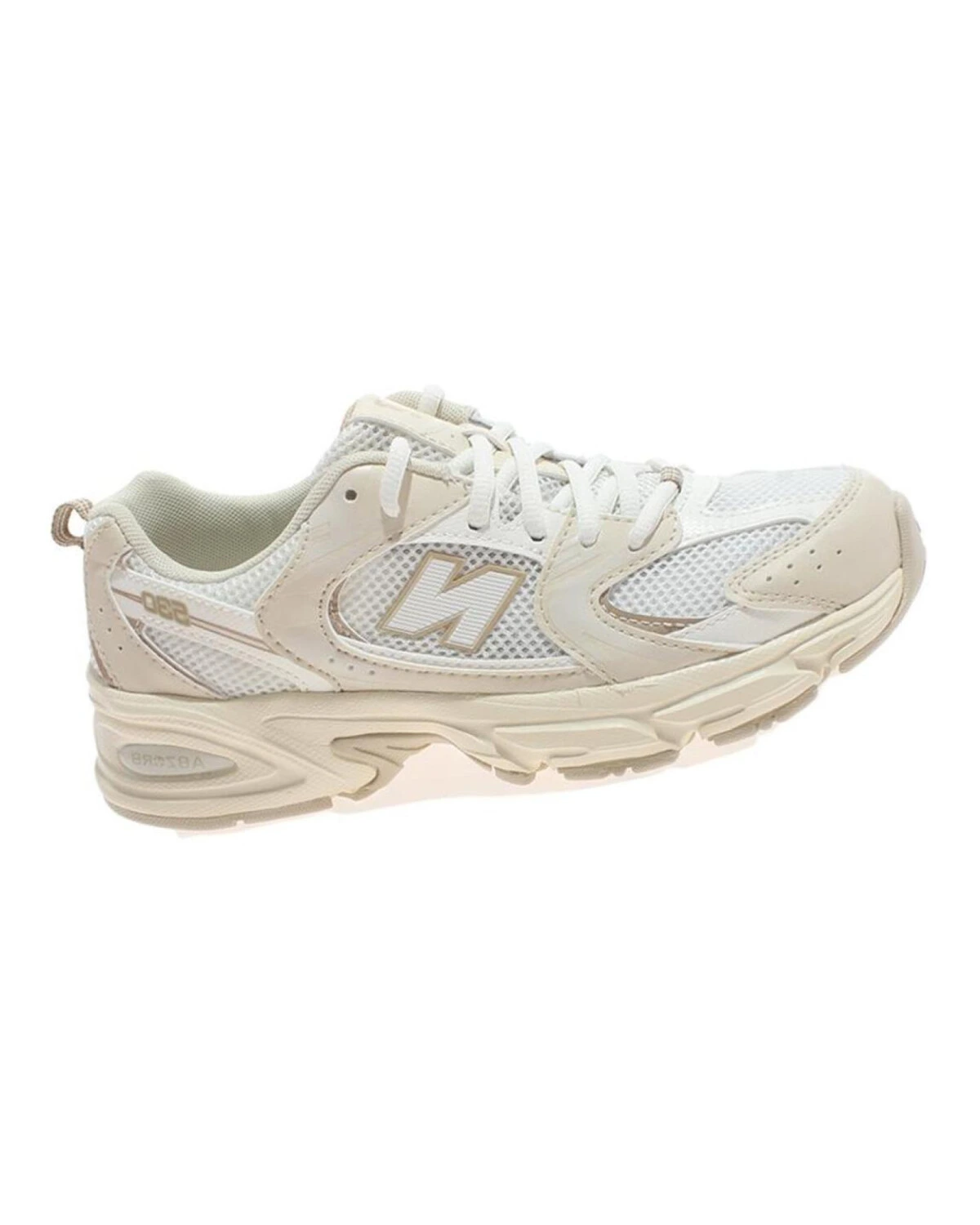 New Balance 530 детские кроссовки белые из искусственной кожи картинка