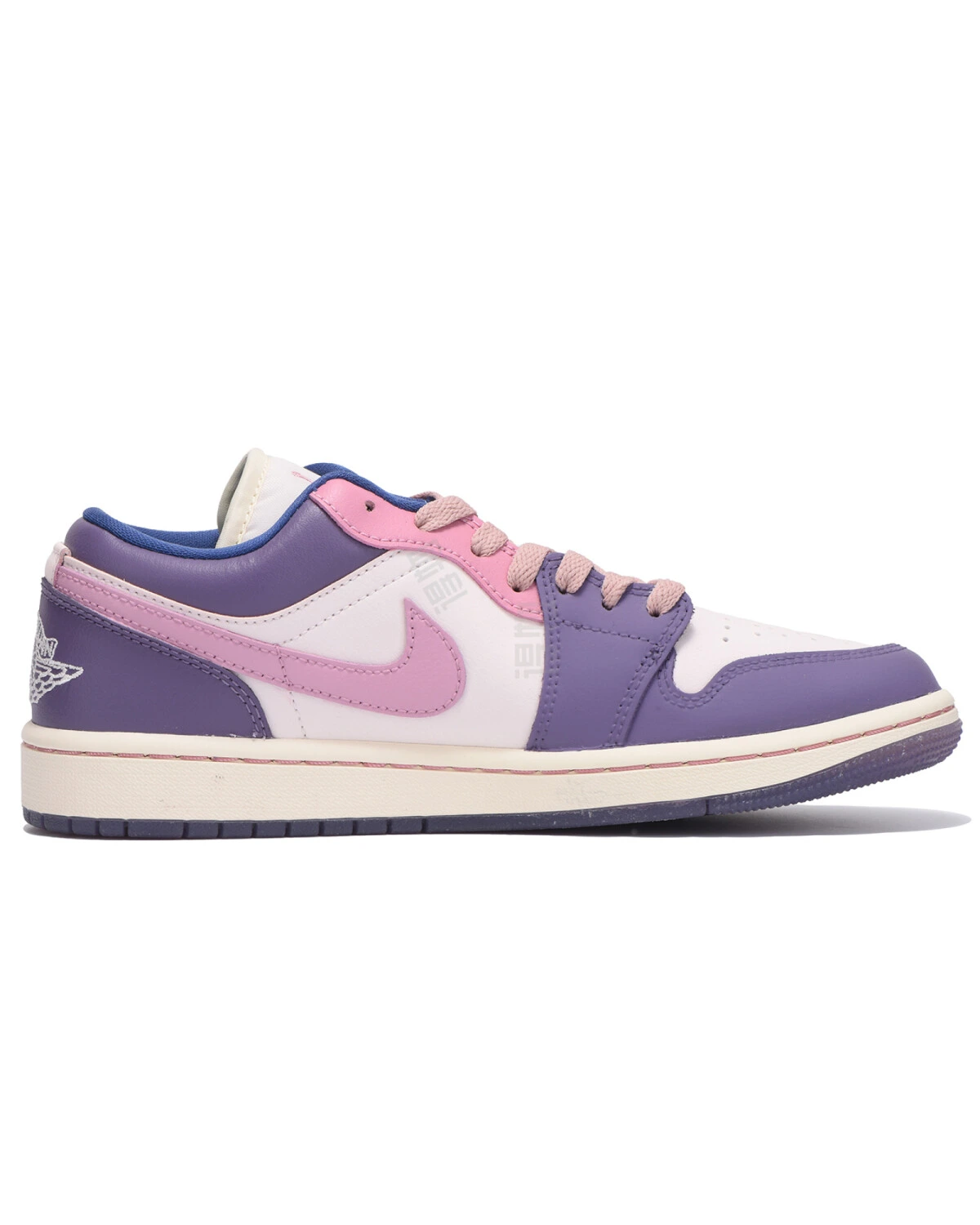 Jordan Air Jordan 1 женские кроссовки фиолетово-розовые с амортизацией картинка
