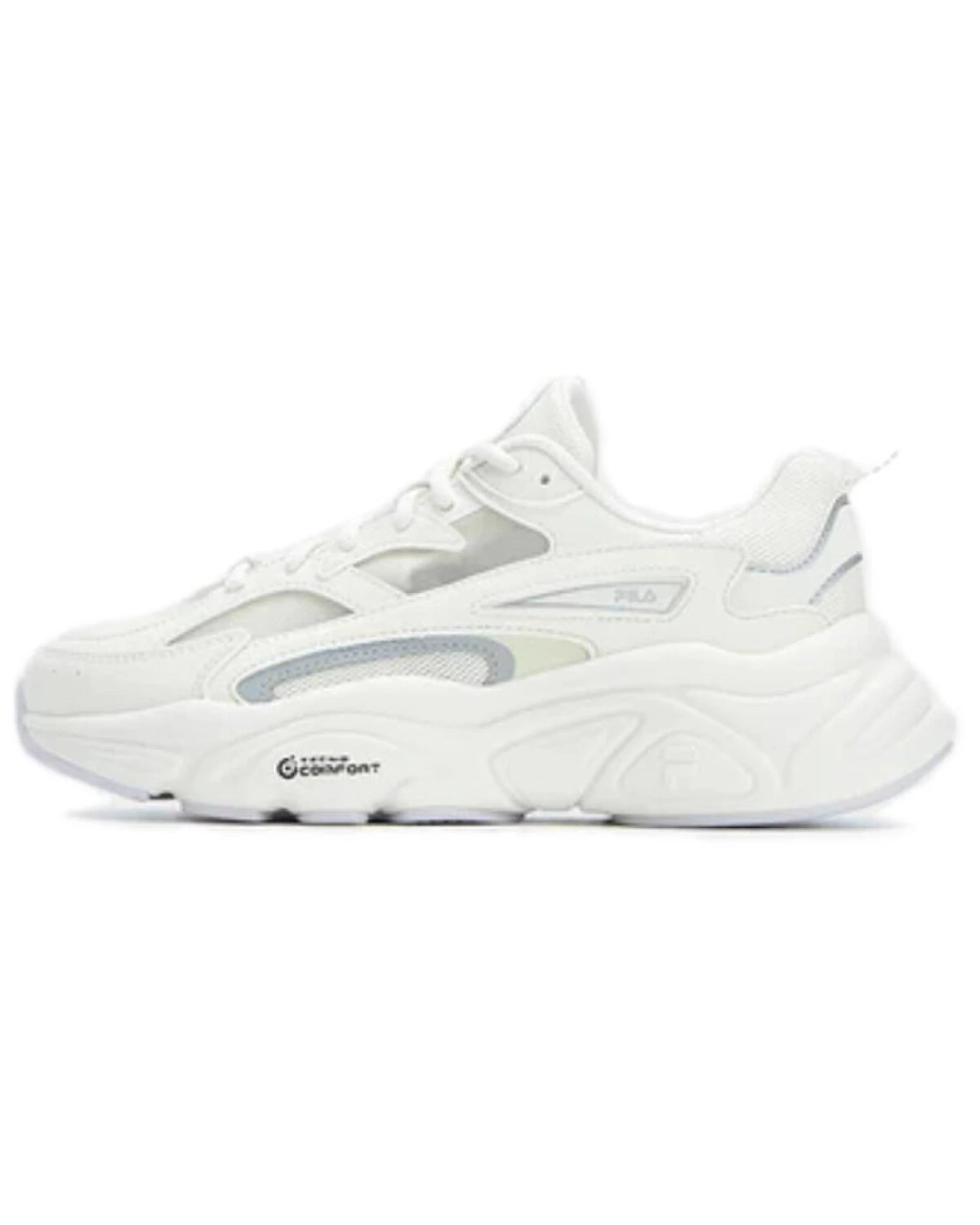FILA Mars 1 женские повседневные кроссовки кожаные бело-серые картинка