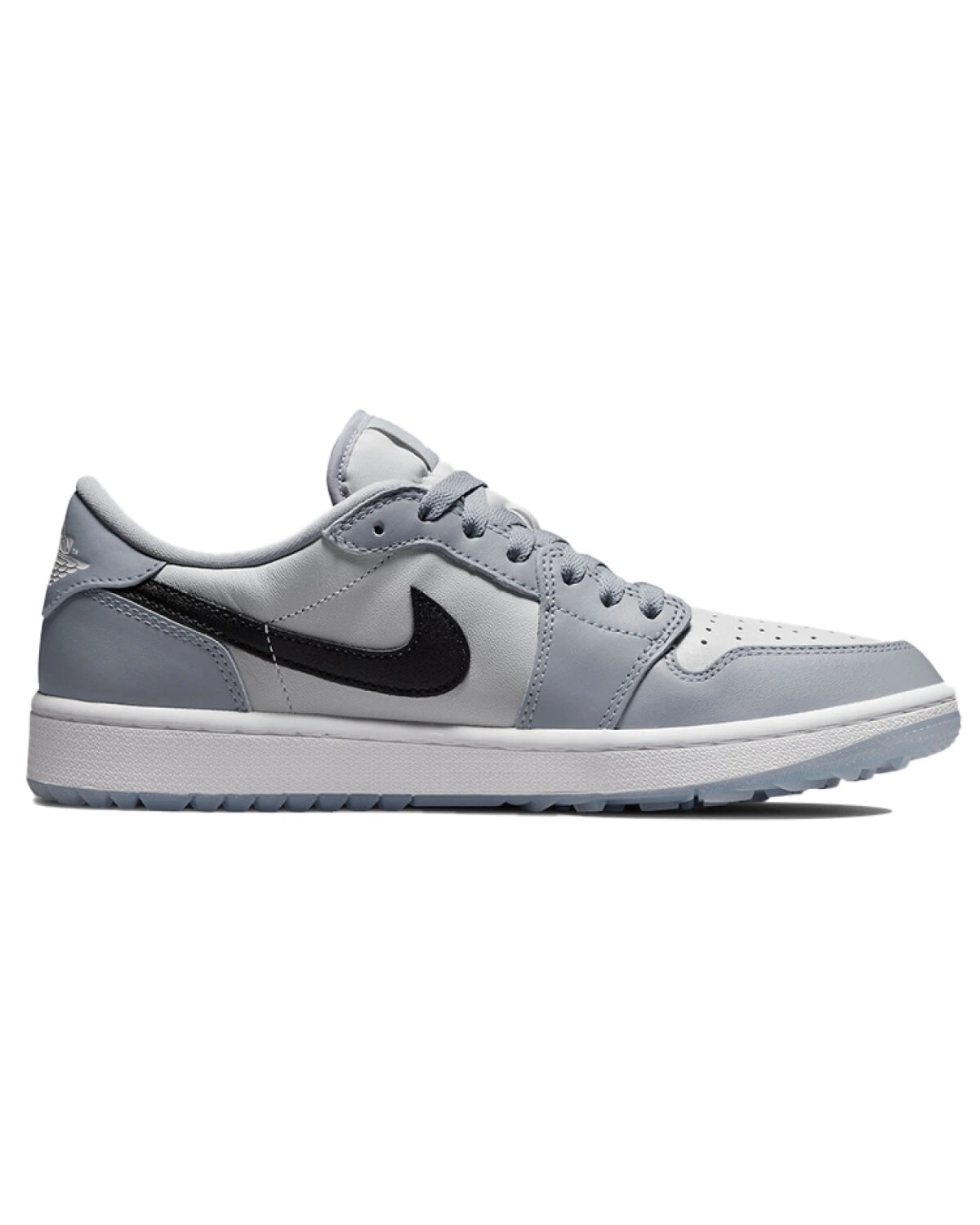 Jordan Air Jordan 1 кроссовки повседневные мужские и женские из кожи бело-серые картинка