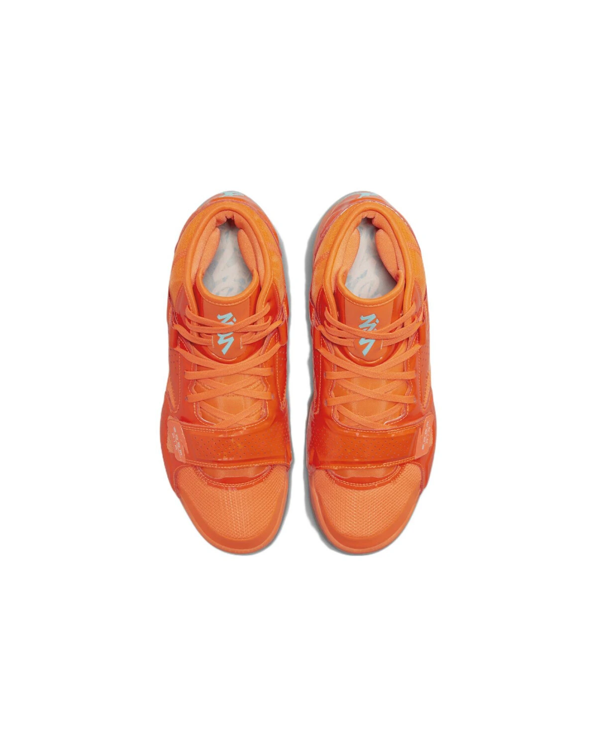 Jordan Zion 2 мужские спортивные кроссовки оранжевые с амортизацией и износостойкостью картинка