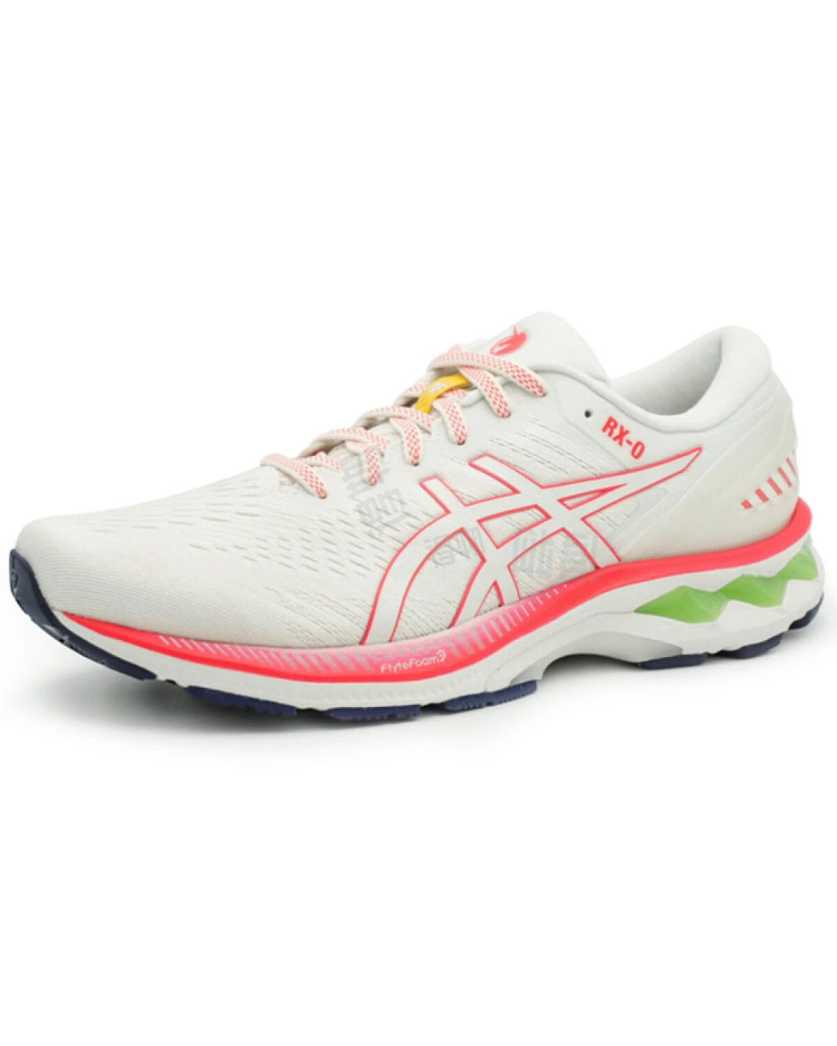 Asics Gel-Kayano 27 мужские кроссовки для марафона с амортизацией бело-красные картинка