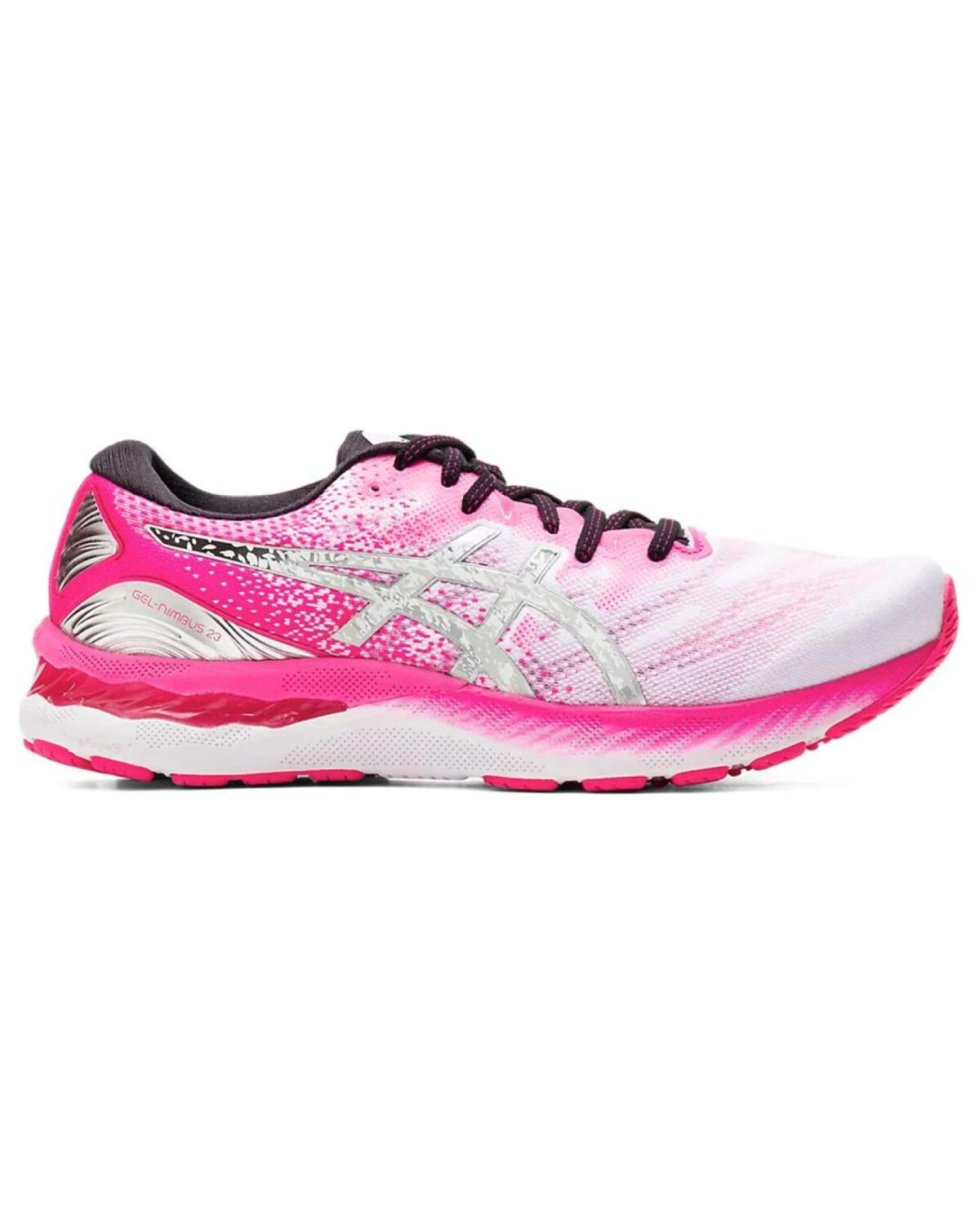 Asics GEL-Nimbus 23 мужские кроссовки для марафона розовые с тканью и синтетикой картинка