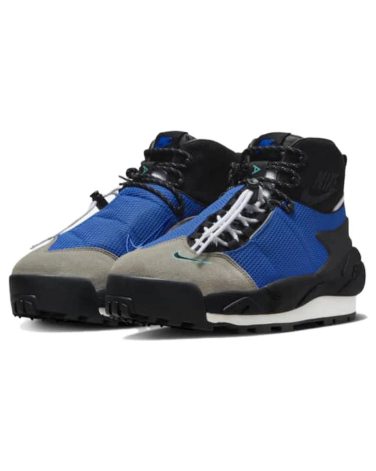 Nike Air Magmascape унисекс кроссовки текстильные серо-голубые картинка