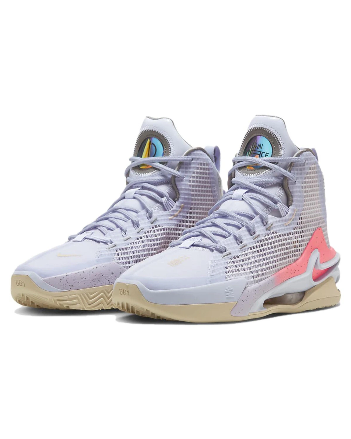 Nike Air ZOOM GT Jump EP унисекс кроссовки текстильные фиолетово-красные картинка