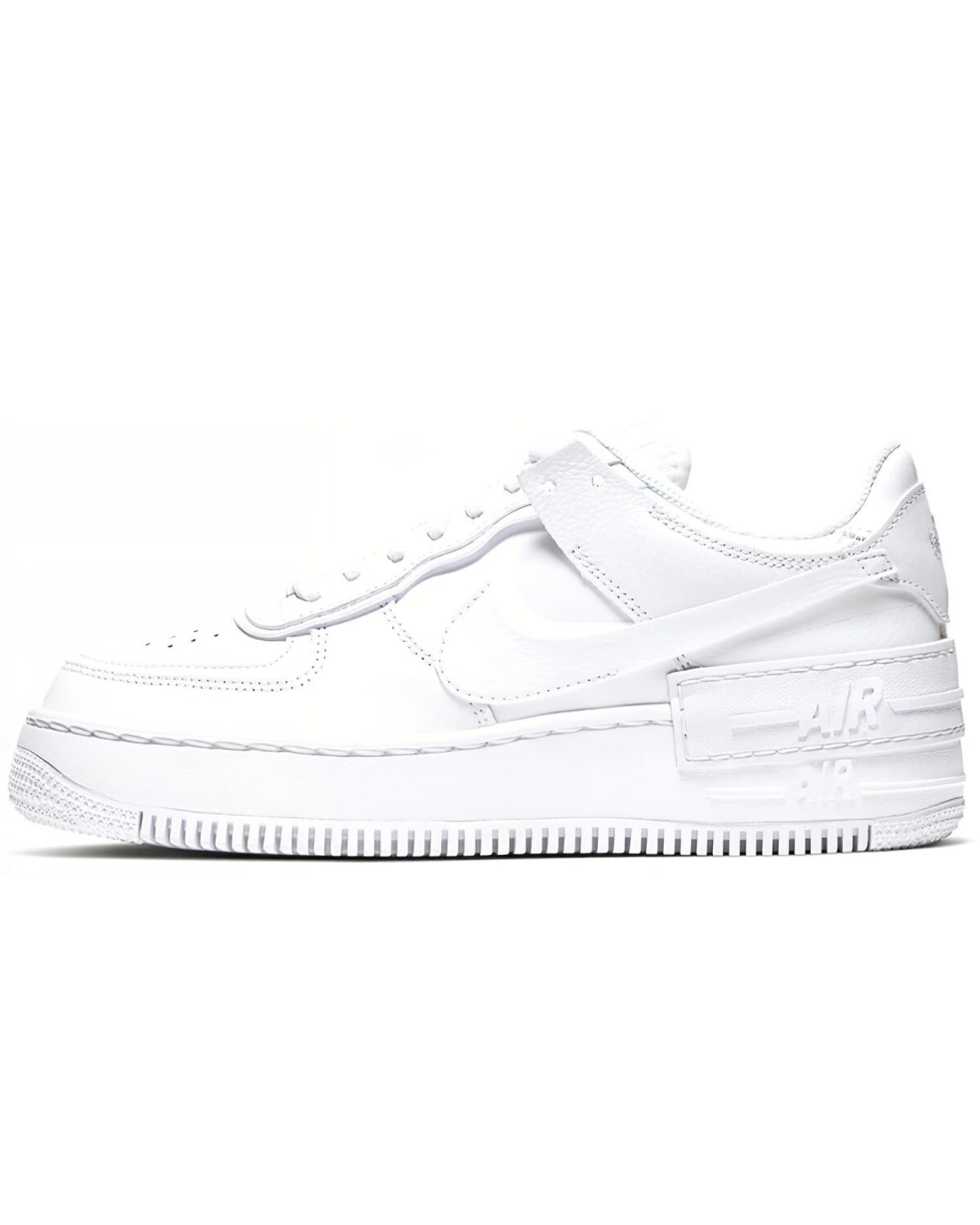 Nike Air Force 1 low Shadow женские кроссовки противоскользящие белые картинка