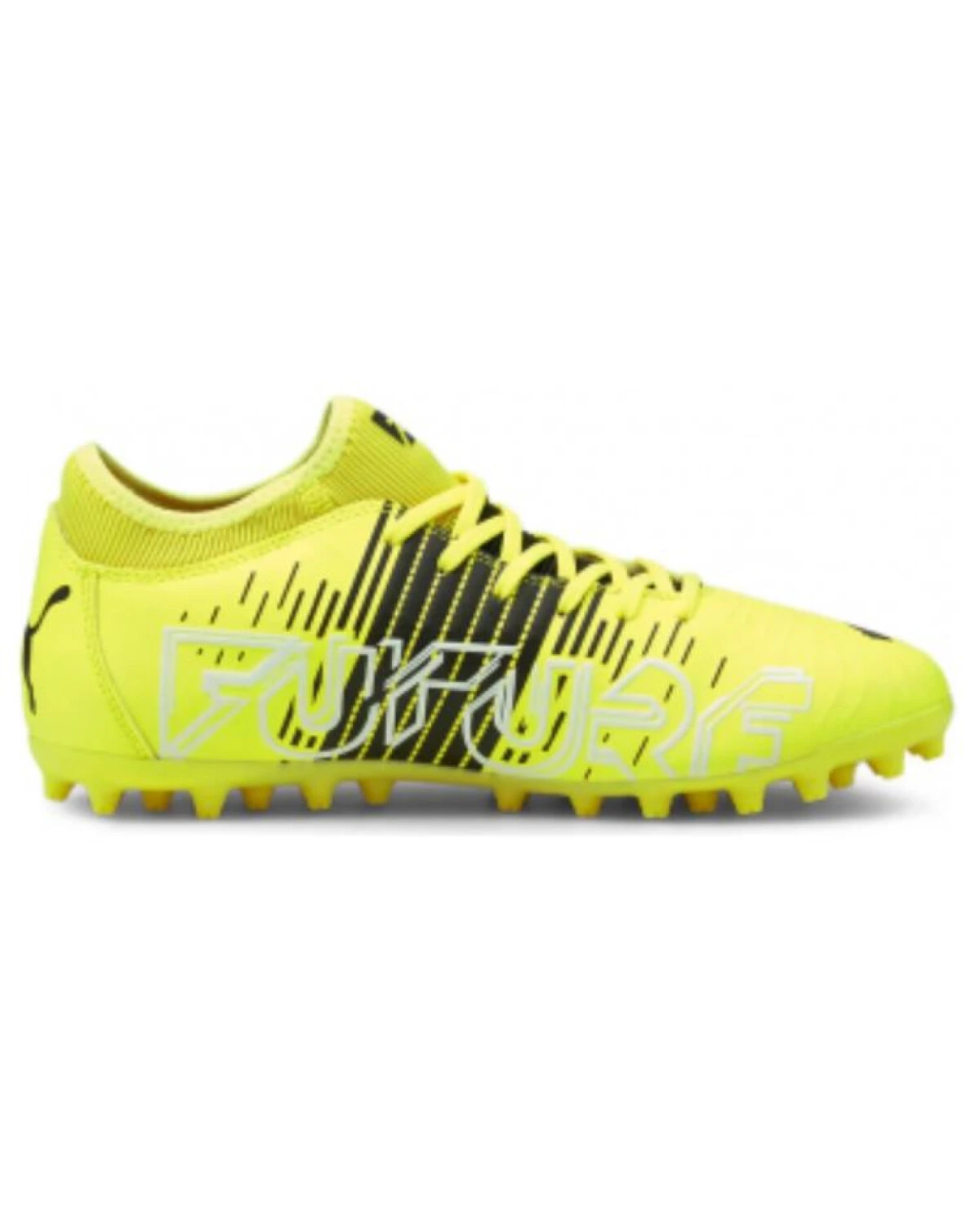 PUMA Future Z 4.1 унисекс футбольные бутсы жёлтые с шипами для искусственной травы картинка