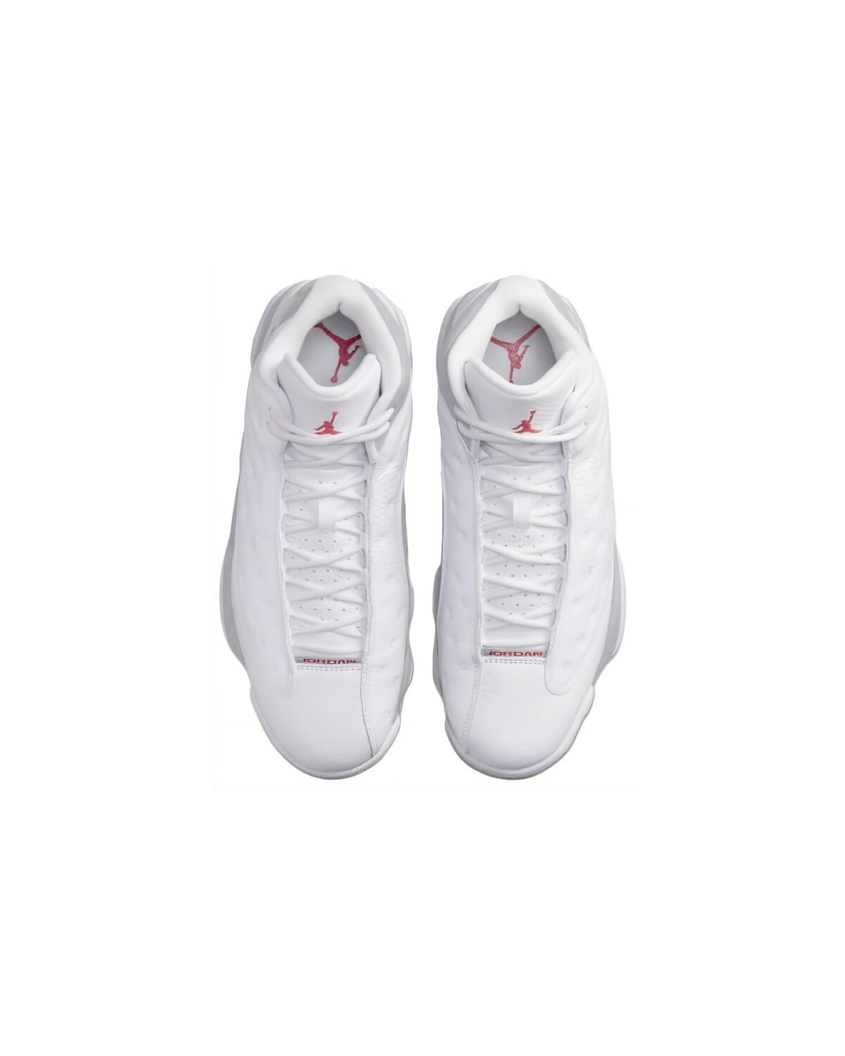 Jordan Air Jordan 13 унисекс кроссовки кожаные бело-серые картинка