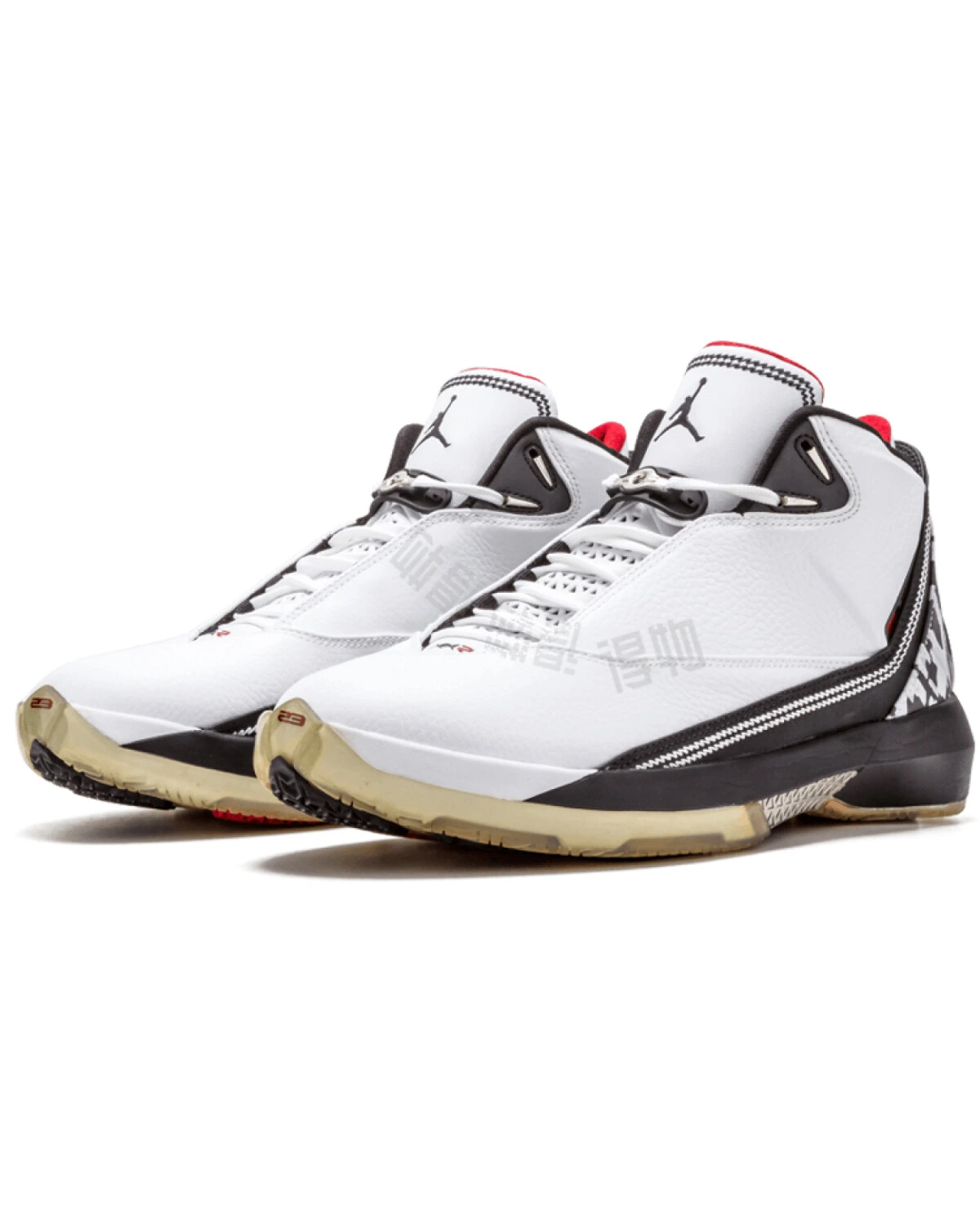 Jordan Air Jordan 22 OG мужские высокие кроссовки белые с красным картинка