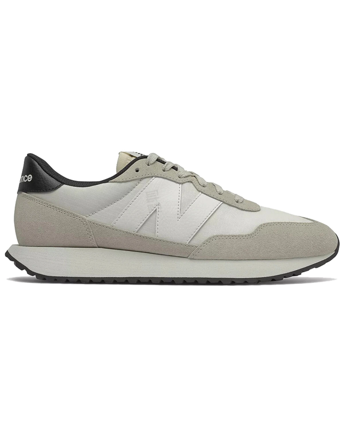 New Balance 237 унисекс кроссовки кожаные серые картинка
