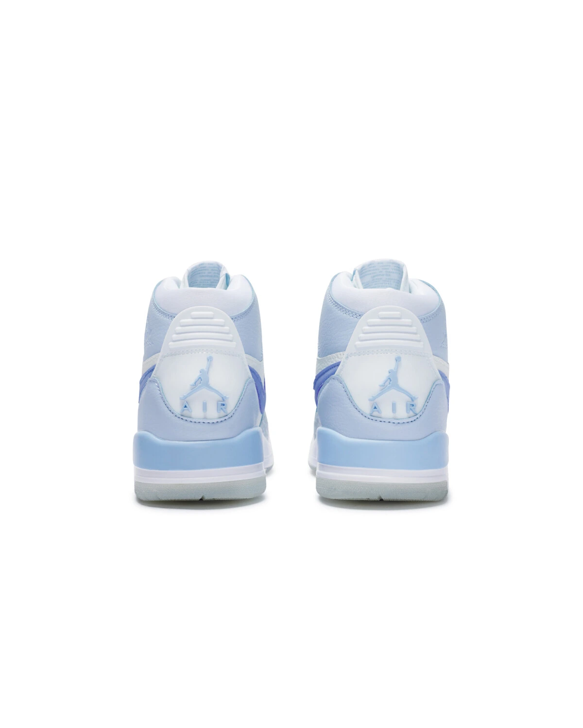 Jordan Legacy 312 женские кроссовки сине-белые с амортизацией картинка