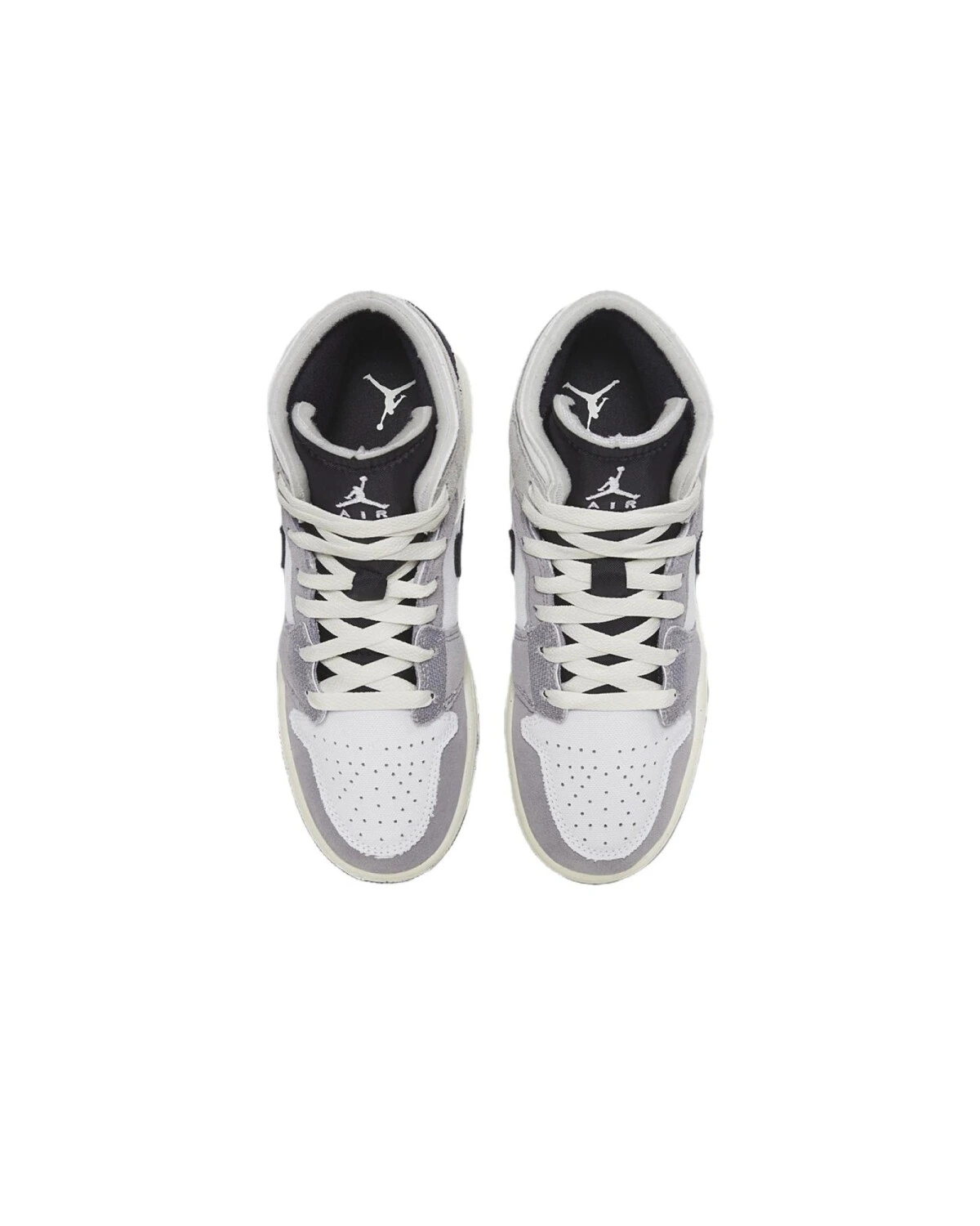 Jordan Air Jordan 1 детские серые кроссовки картинка