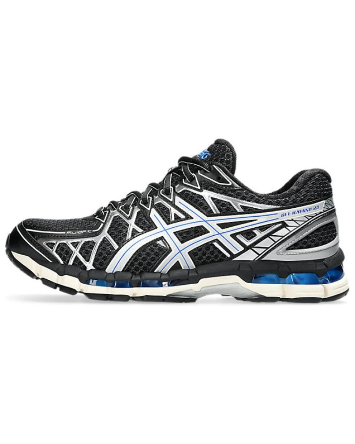 Asics Gel-Kayano20 кроссовки для марафона черно-серебристые картинка