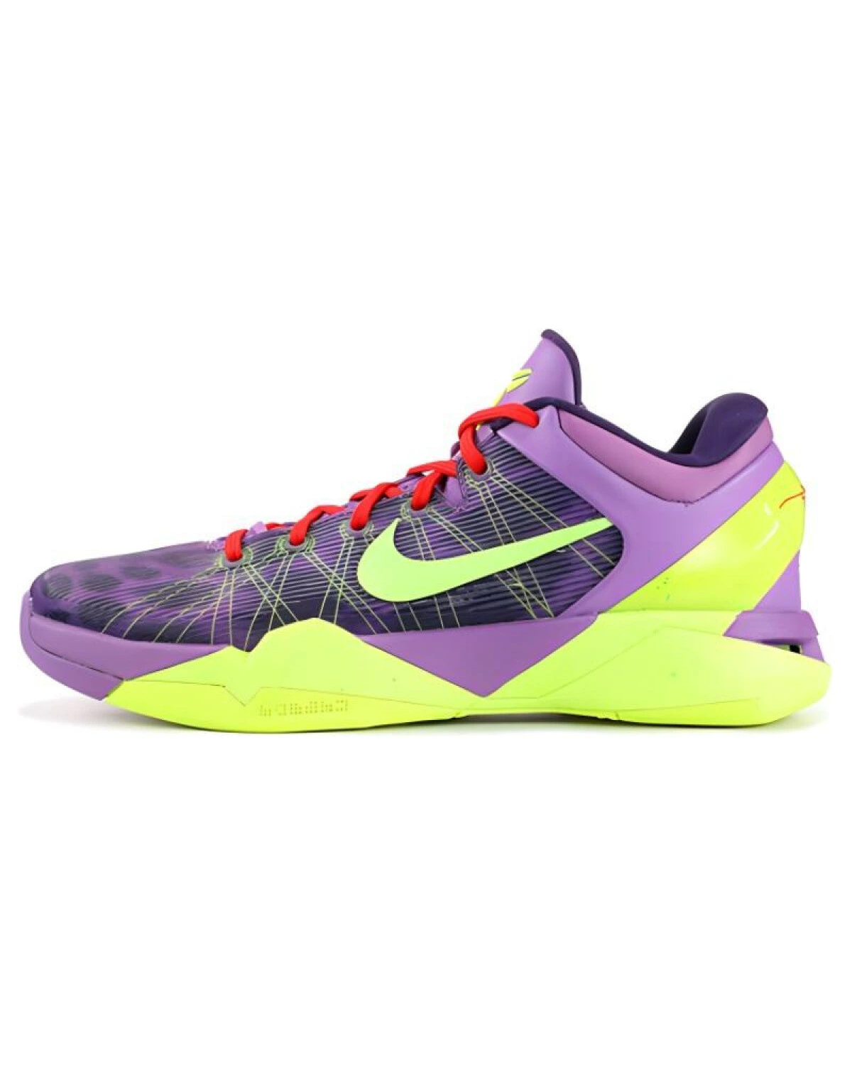 Nike Zoom Kobe 7 Christmas (Leopard) мужские баскетбольные кроссовки фиолетовые с леопардовым принтом картинка