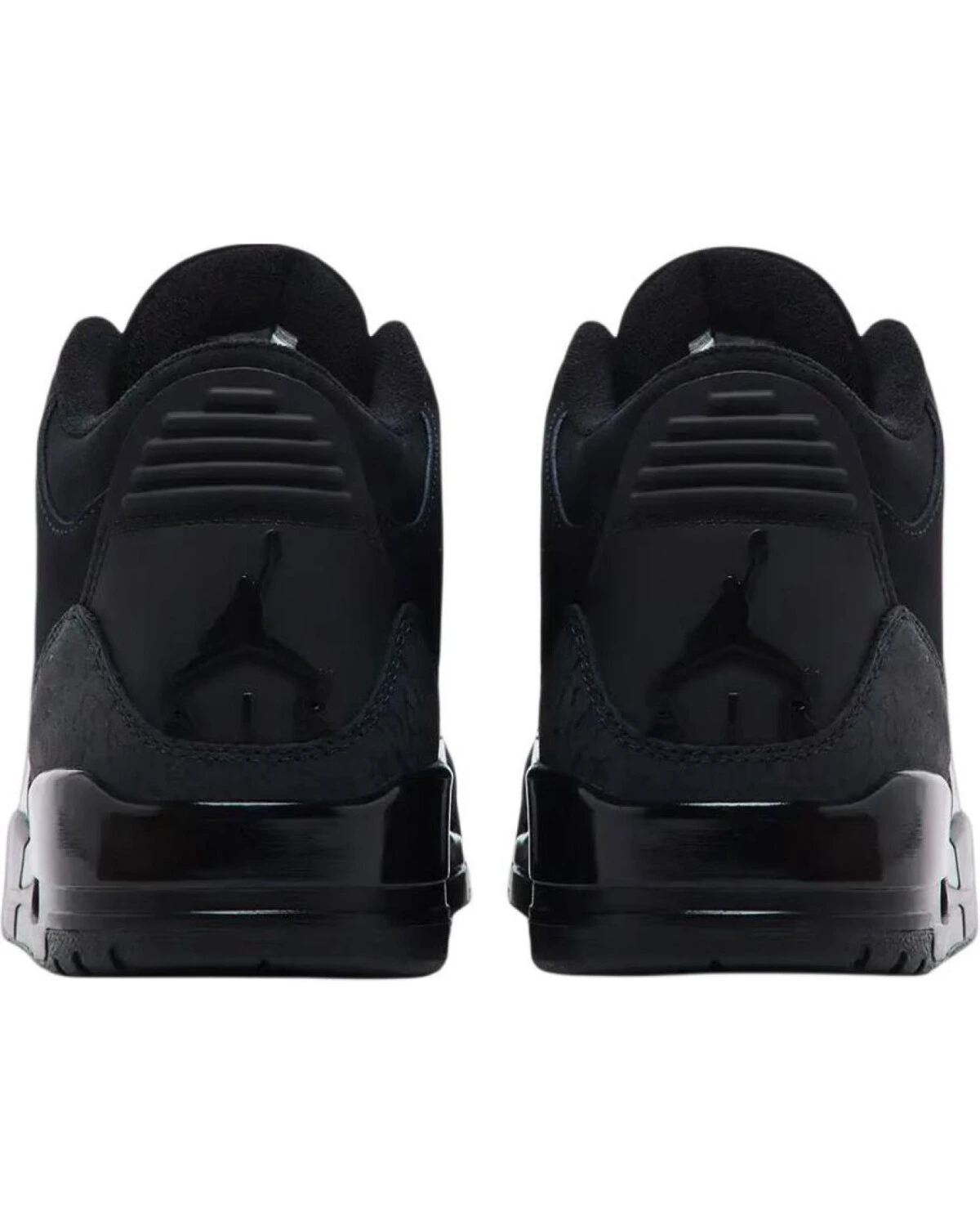 Jordan Air Jordan 3 детские кроссовки черные кожаные картинка