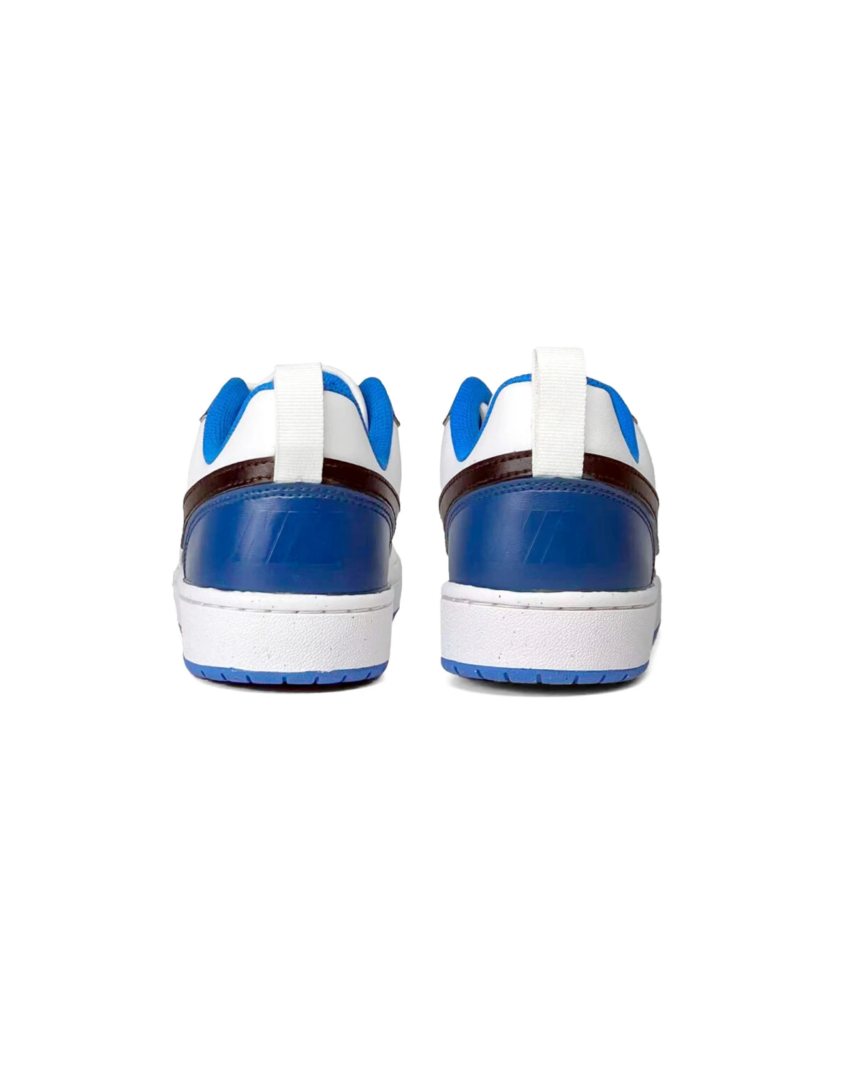 Nike Court Borough детские кроссовки черно-синие универсальные в школьном стиле картинка