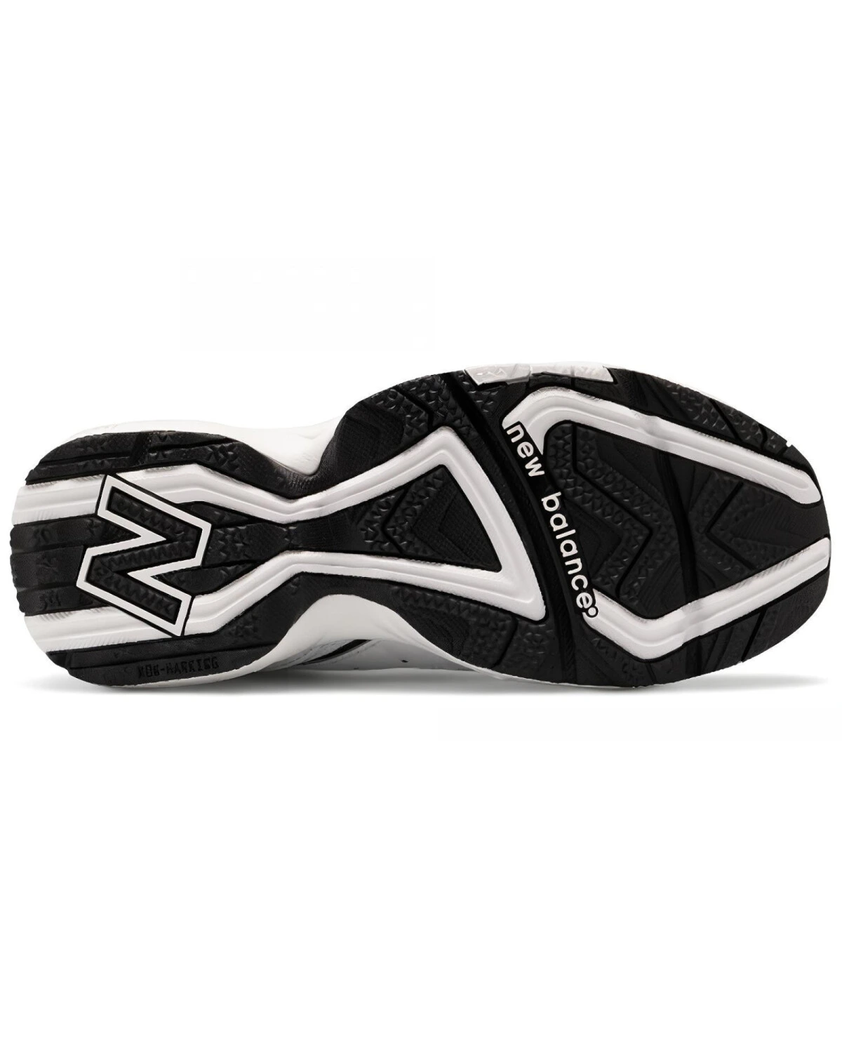 New Balance 452 унисекс кроссовки белые с черными вставками и амортизацией ABZORB картинка