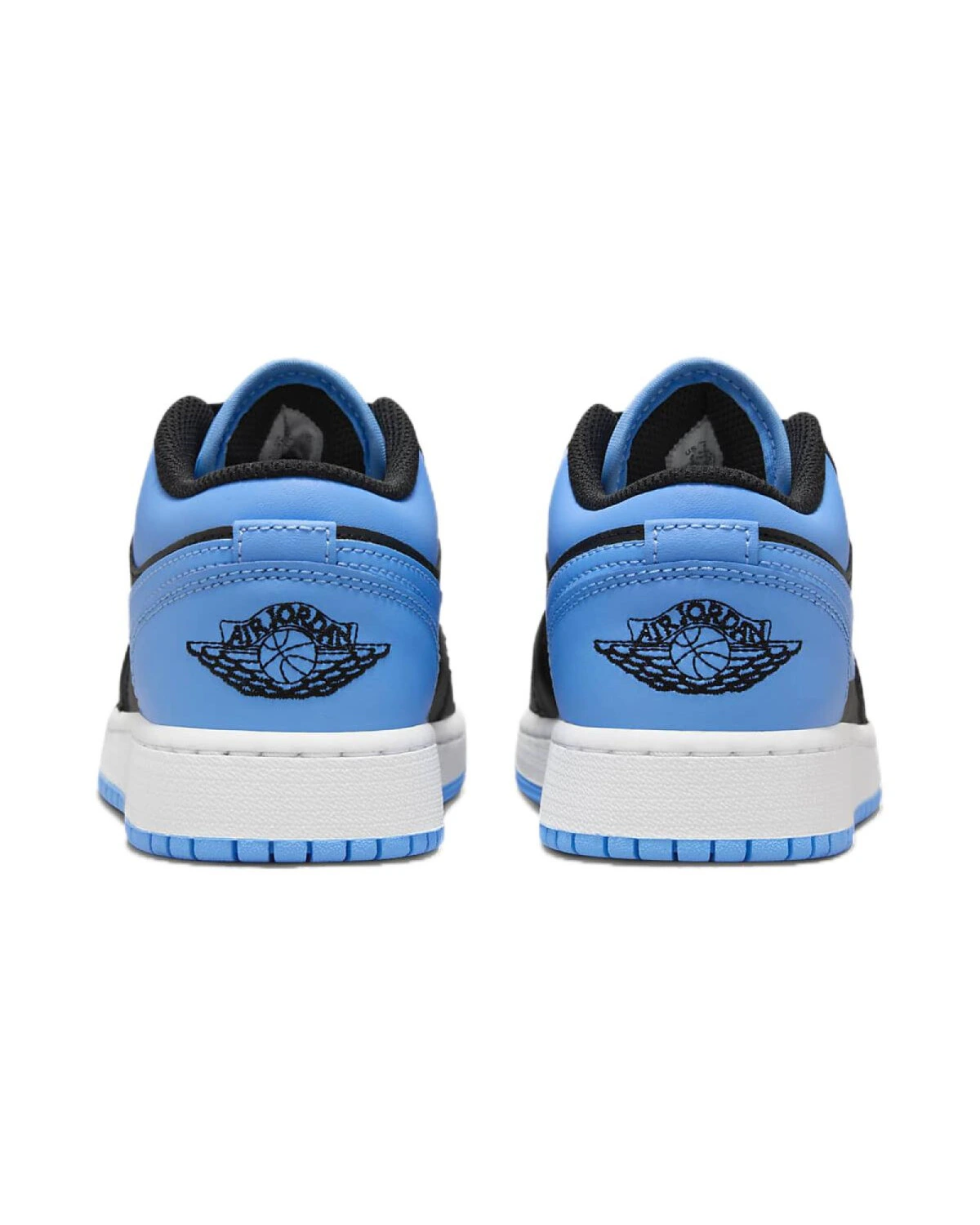 Jordan Air Jordan 1 детские кроссовки кожаные сине-черные картинка