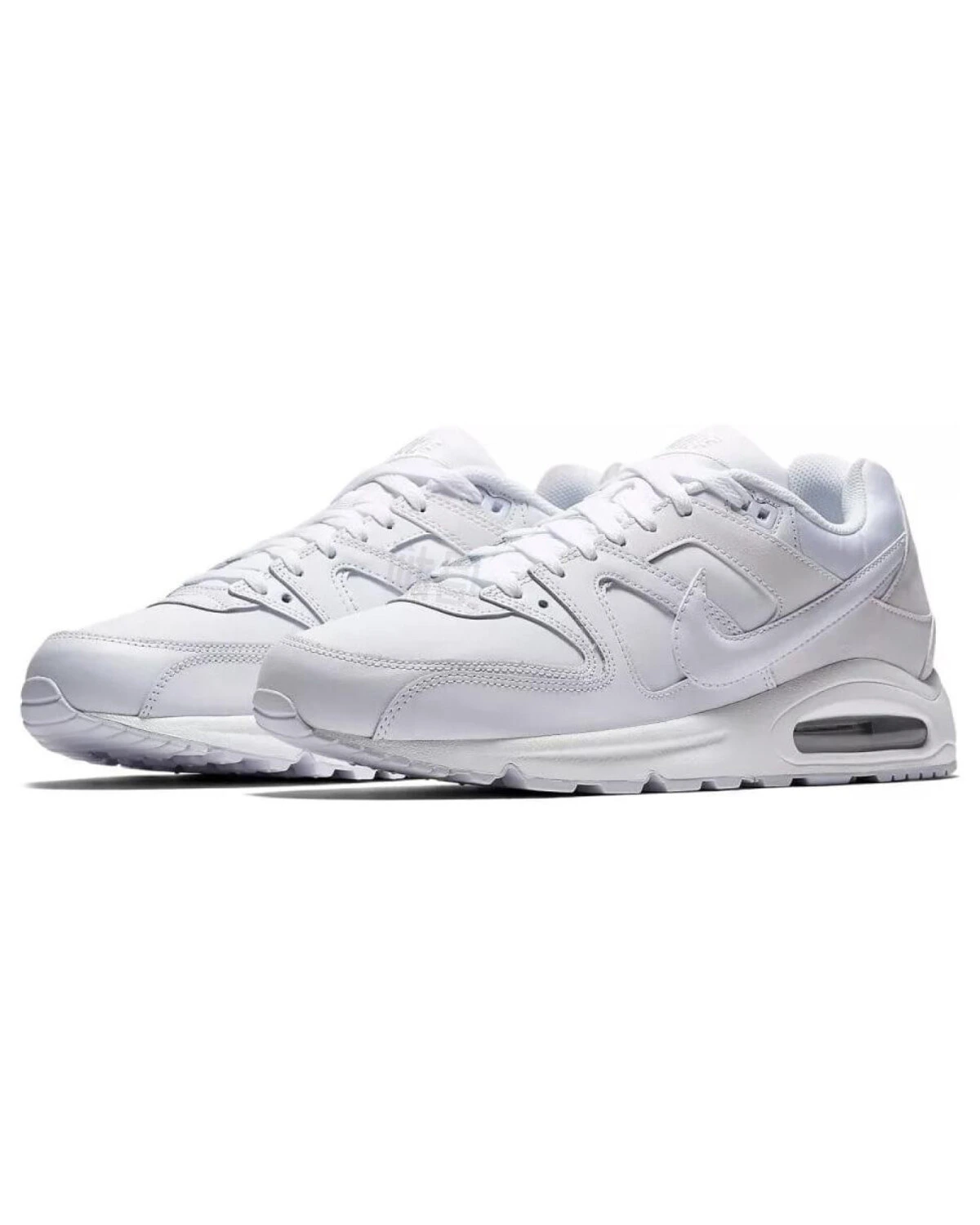 Nike Air Max Command мужские повседневные кроссовки из натуральной кожи белого цвета картинка