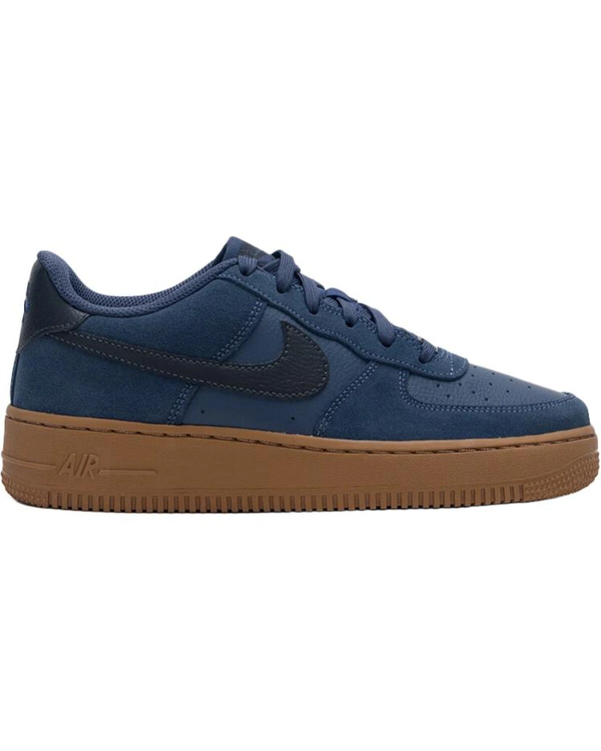 Nike Air Force 1 LV8 2 детские кроссовки синие комфортные легкие картинка