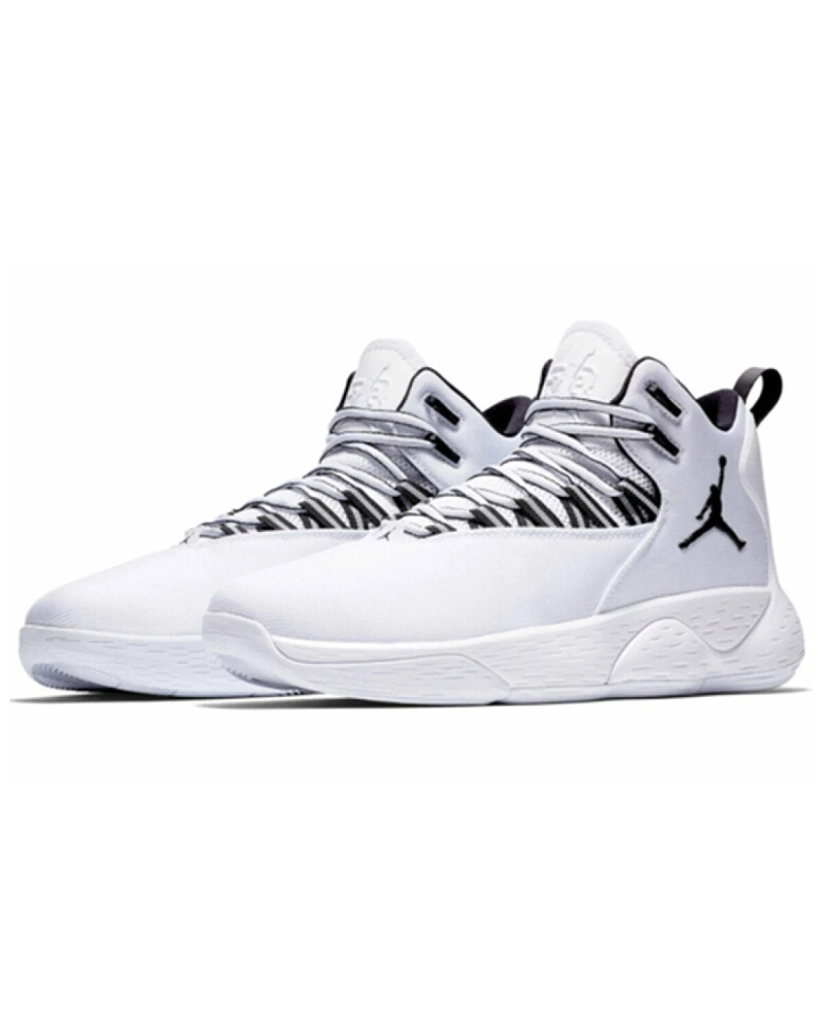 Jordan Super Fly 1 унисекс кроссовки высокие белые картинка