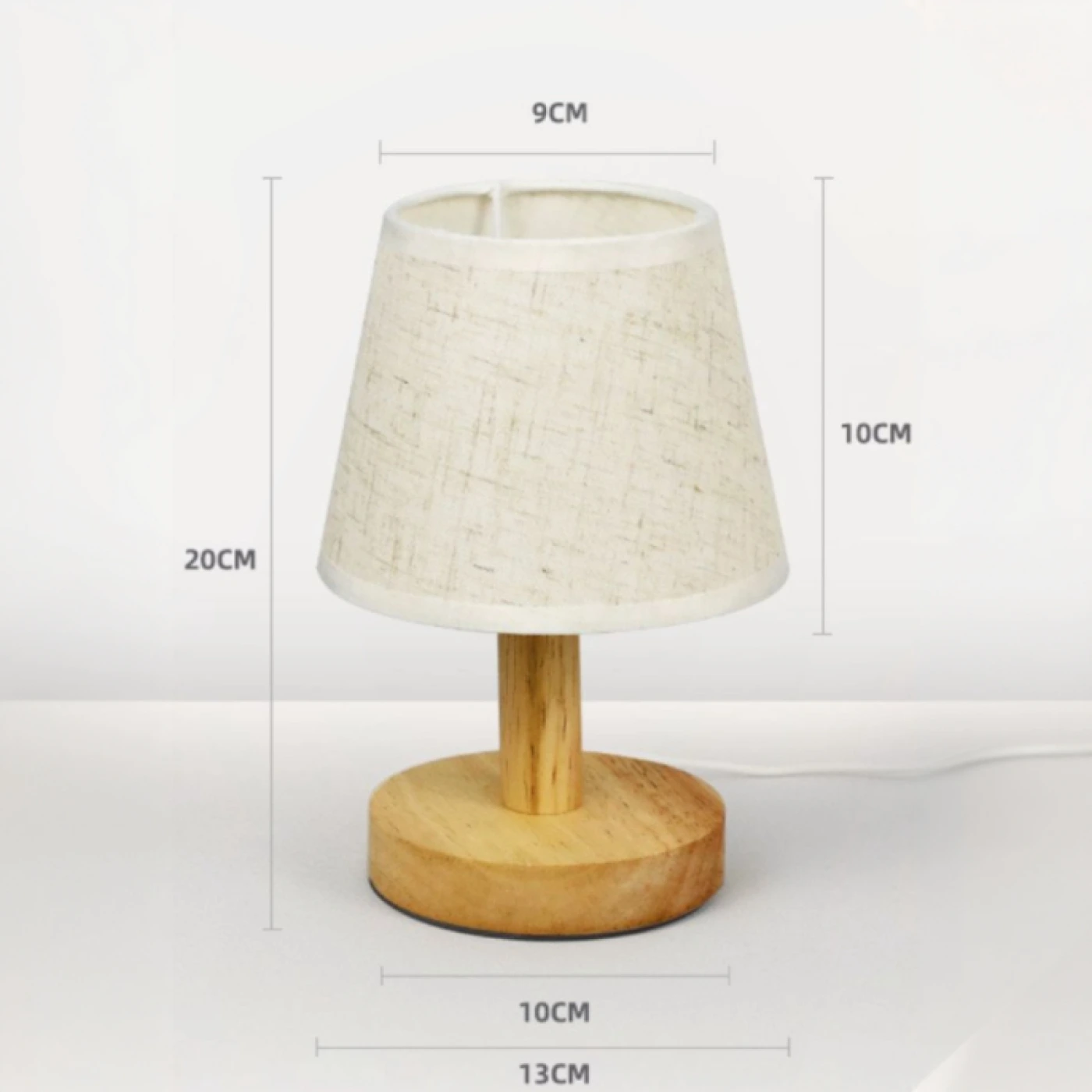 Настольная лампа тканевая картинка