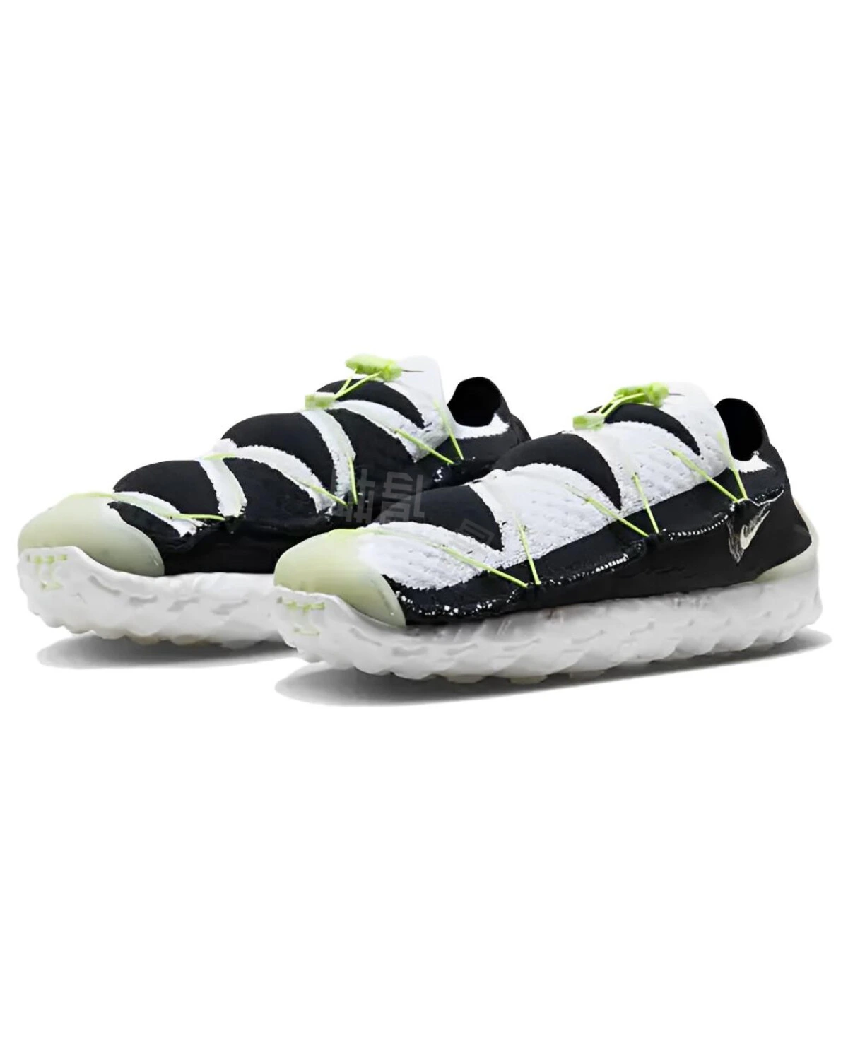 Nike ISPA Mindbody унисекс кроссовки текстильные с амортизацией черно-белые картинка