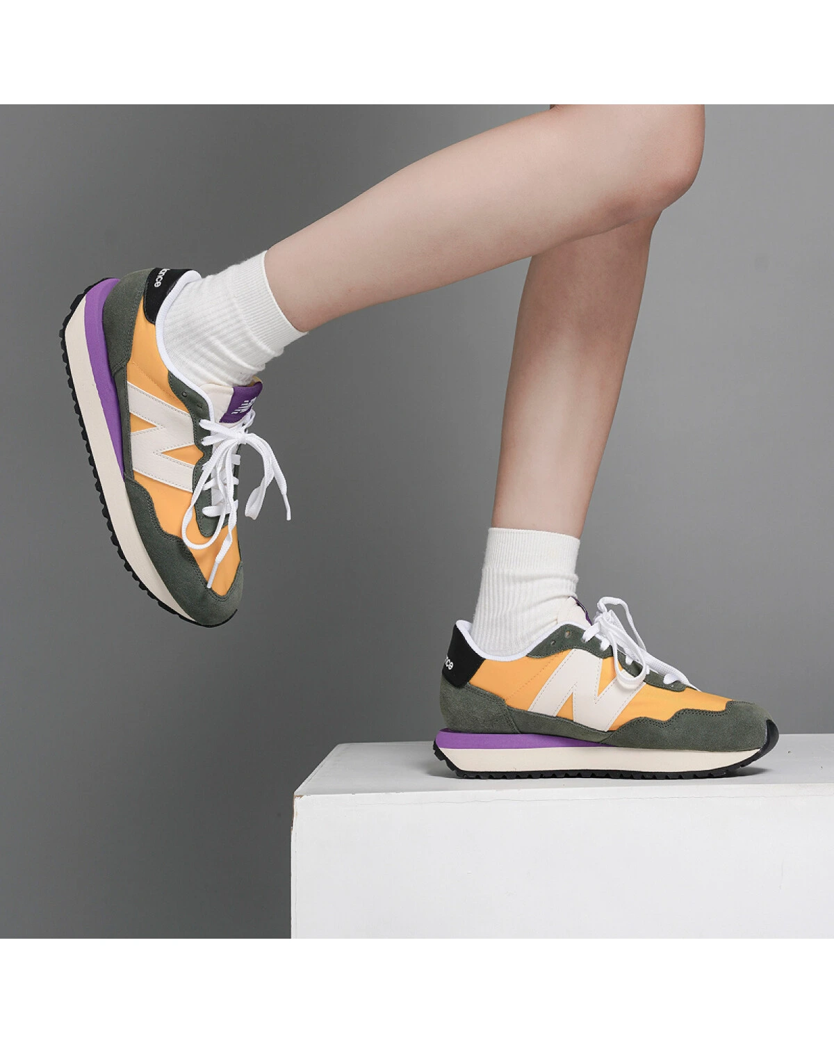 New Balance 237 женские повседневные кроссовки многоцветные картинка