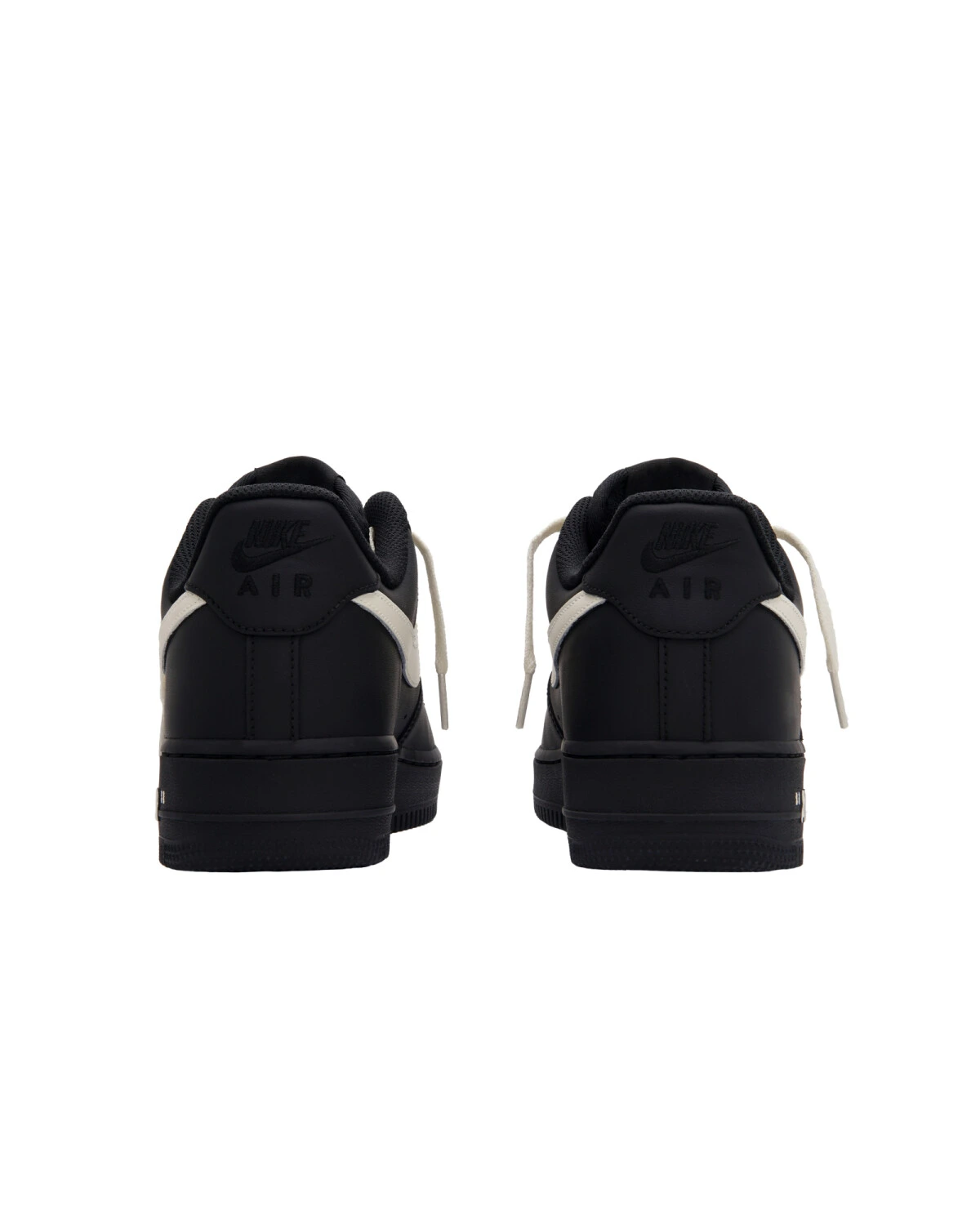 Nike Air Force 1 Vanilla Latte unisex черно-белые кроссовки картинка