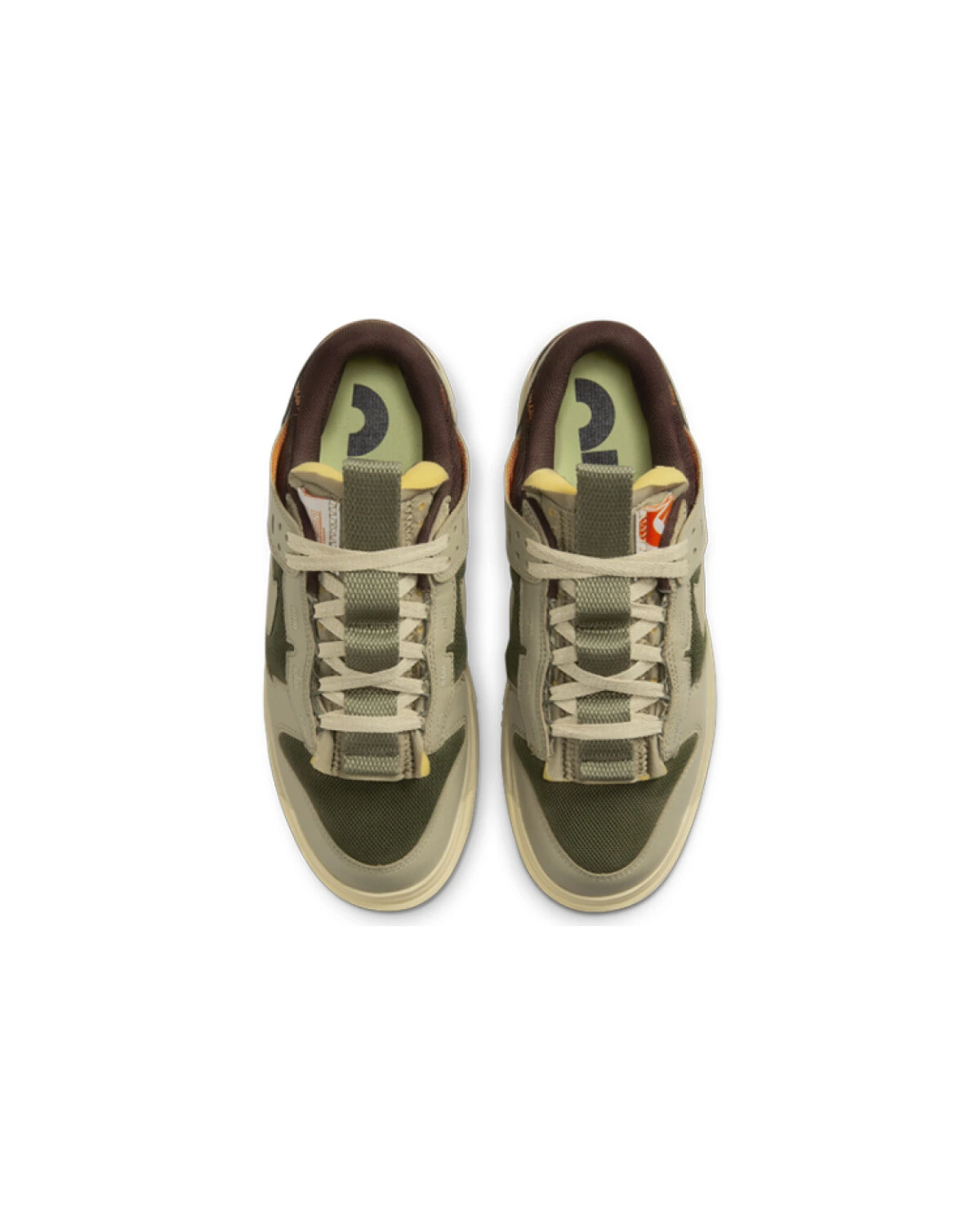 Nike Air Dunk JUMBO унисекс кроссовки оливковые картинка