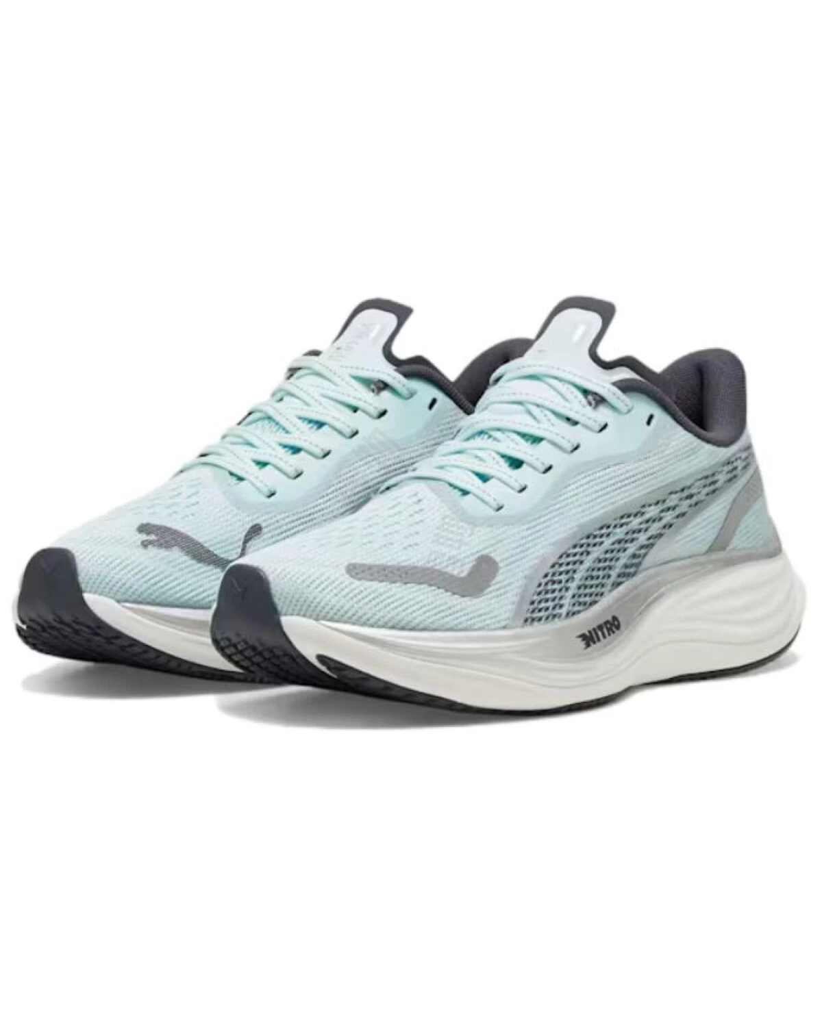 PUMA Velocity Nitro 3 женские кроссовки для бега голубые с амортизацией картинка