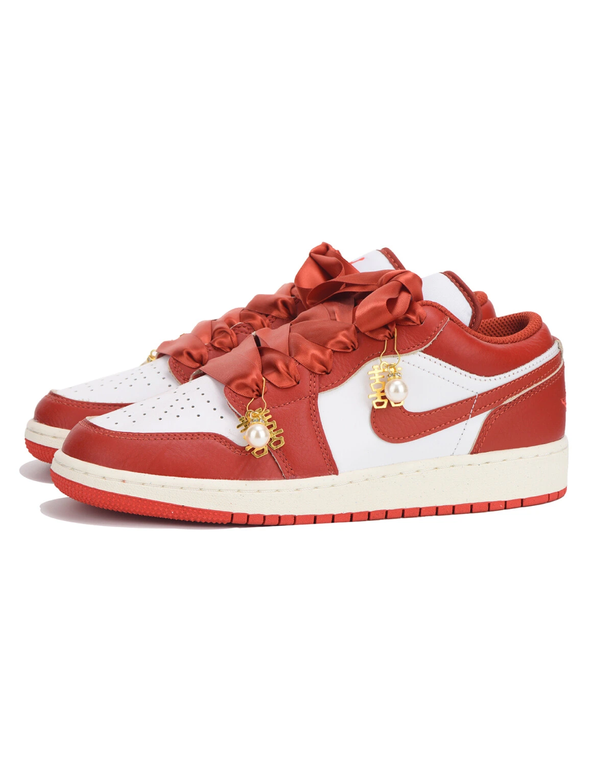 Jordan Air Jordan 1 Low женские кроссовки красные картинка